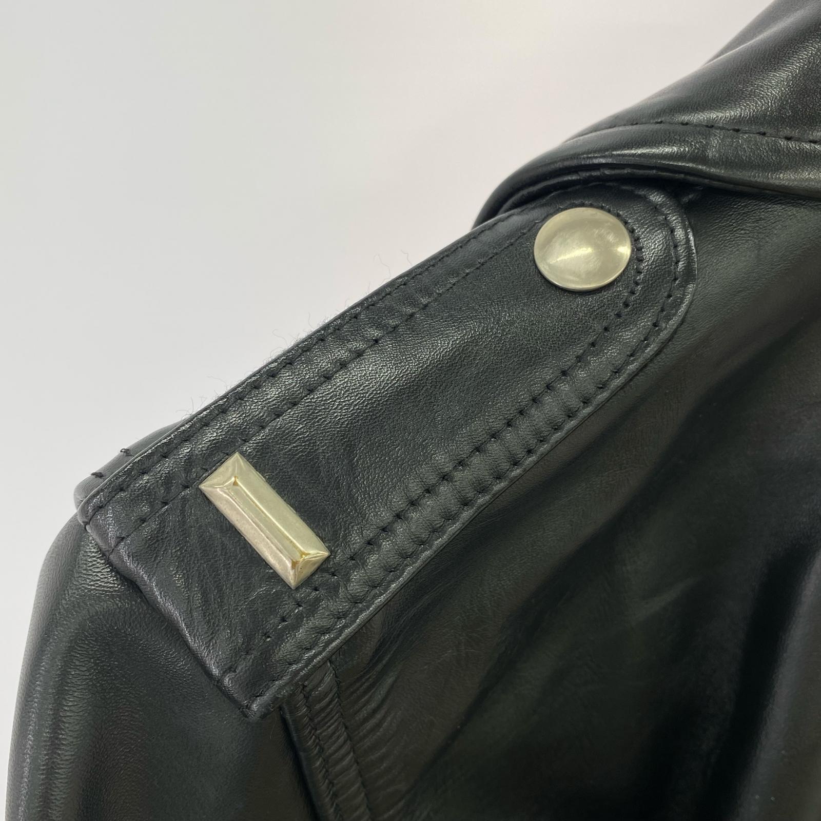 ライダースジャケット PERFECTO ダブル ライダース 黒 36 36 ブラック
