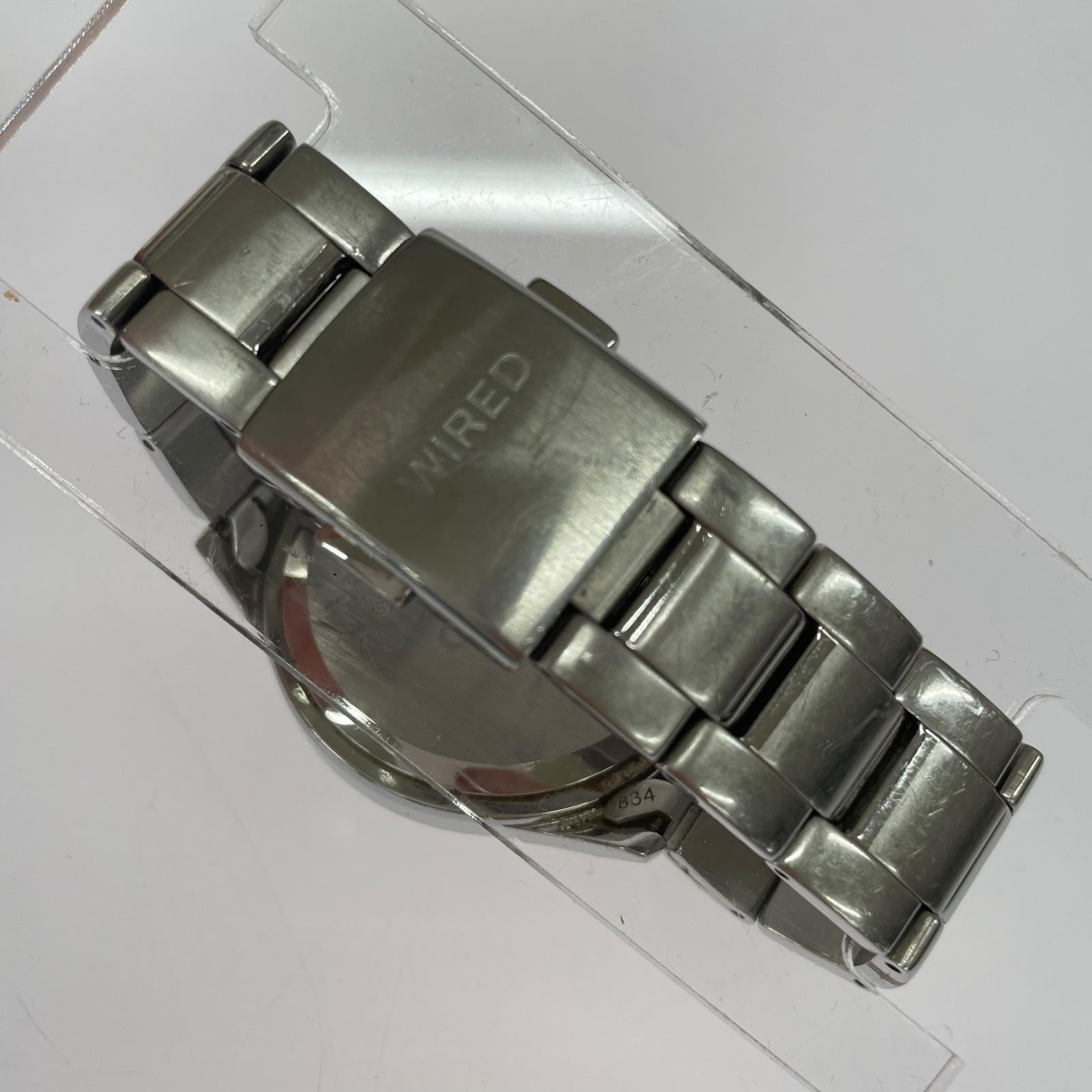 腕時計 WIRED 7B52-0AS0 ソーラー電波時計 シルバー