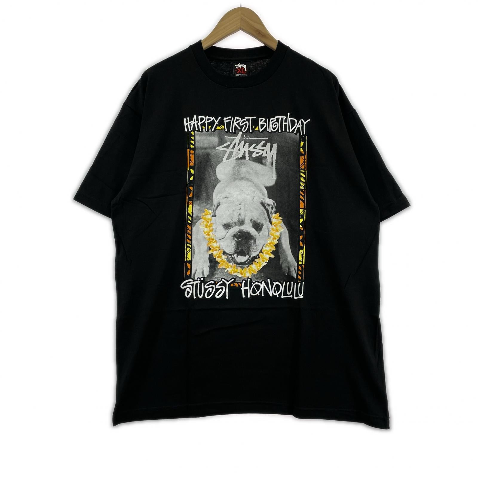 その他トップス STUSSY HONOLULU DOG　Tシャツ　ブラック　XL ブラック