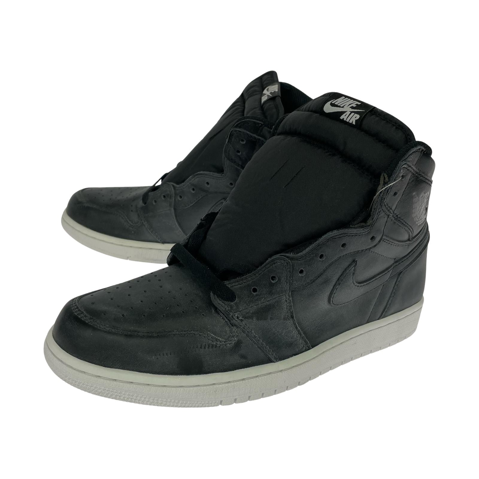 スニーカー AIR JORDAN 1 RETRO HIGH/555088-006/28cm 28cm (US10 UK9 1/2 EU46) ブラック
