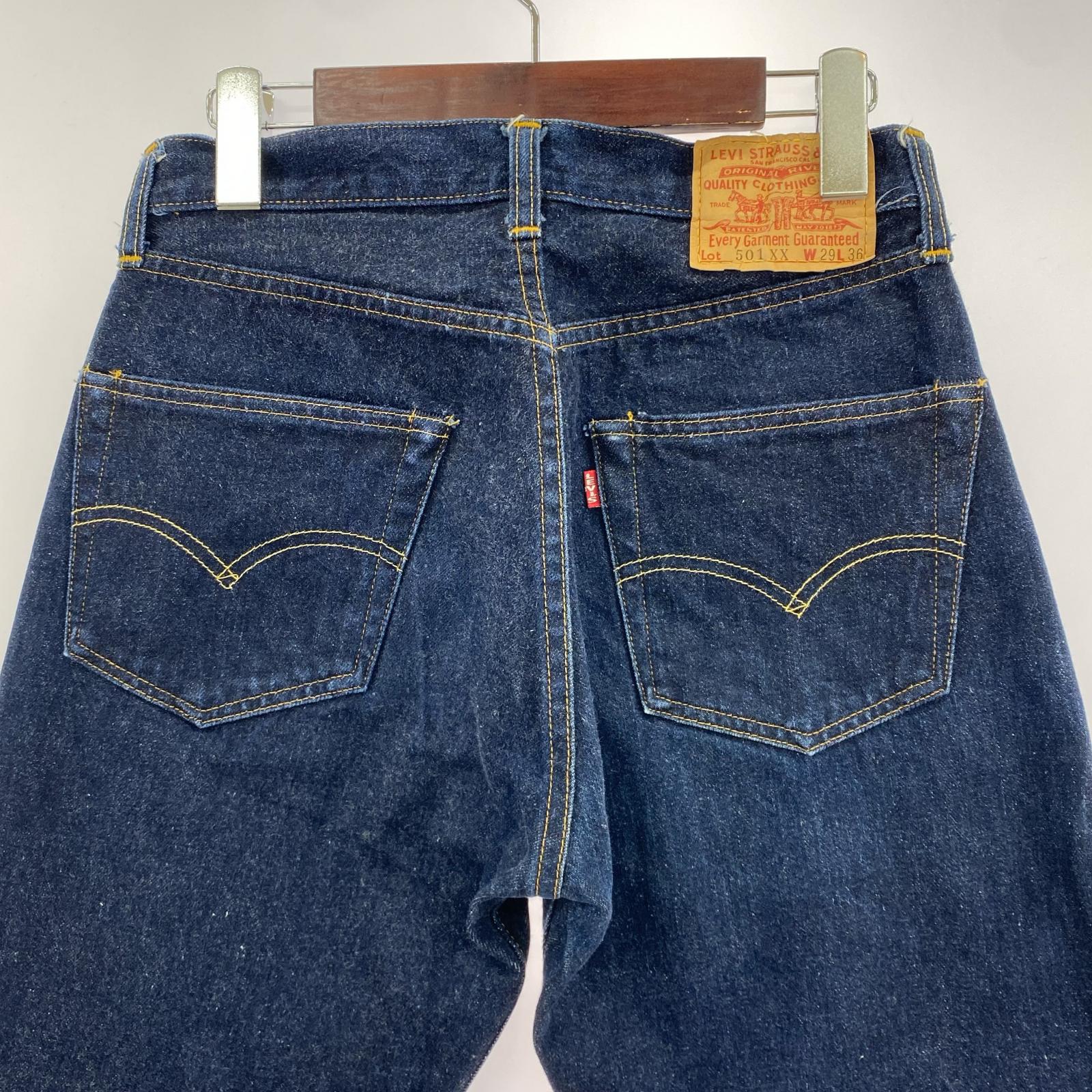 デニムパンツ 90s USA製 501XX 1955年モデル バレンシア工場復刻 W29