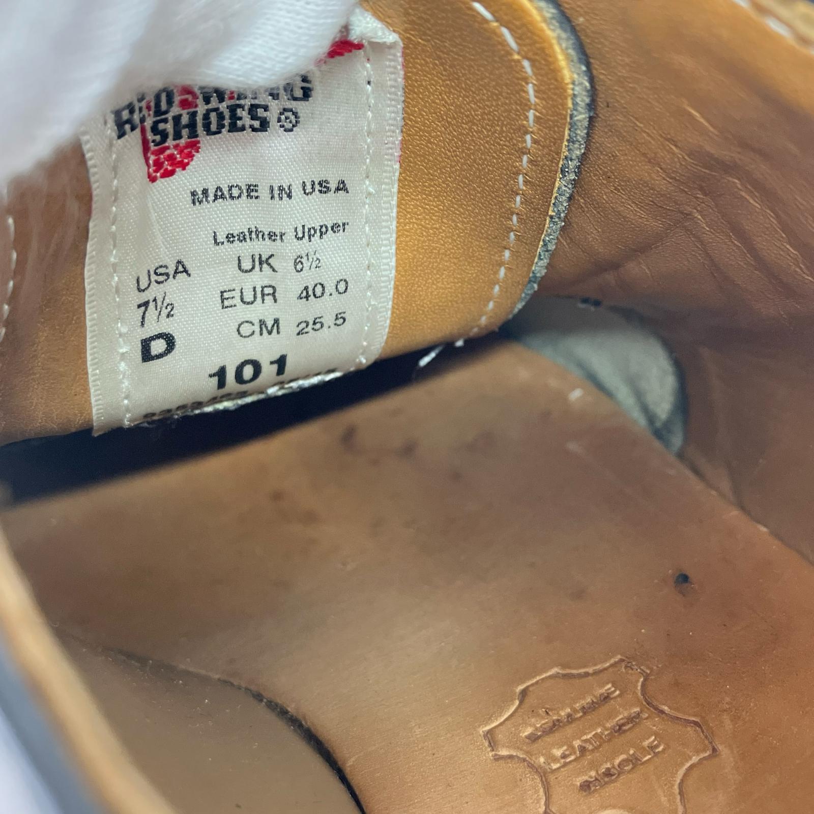 シューズ 101 Postman Oxford 25.5cm 25.5cm (US7 1/2 UK7 EU41) ブラック