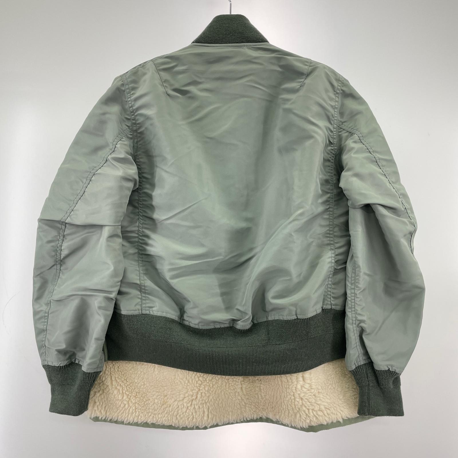 ミリタリージャケット 24AW Layered Hybrid Bomber Jacket 1 カーキ