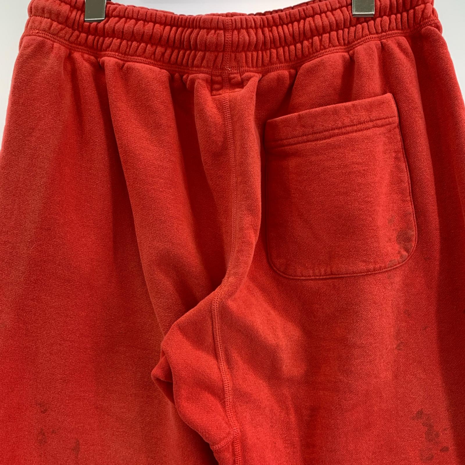パンツ SAINT MICHAEL SWEAT PANTS ANGEL スウェットパンツ M レッド M レッド