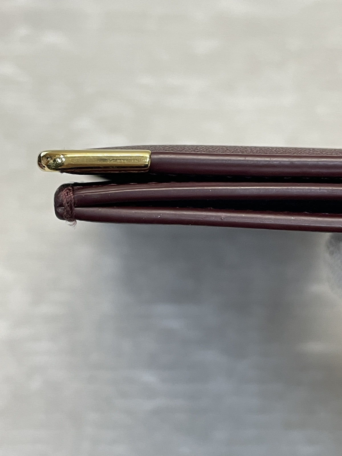 Cartier マストライン 長財布 札入れ ボルドー