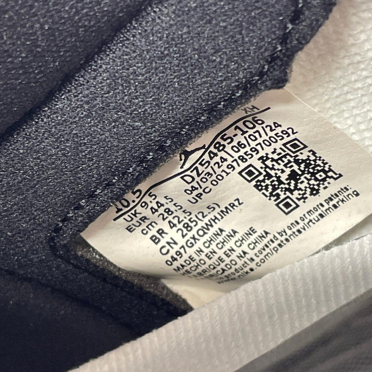スニーカー AIR JORDAN 1 RETRO HIGH OG 28.5cm 28.5cm (US10 1/2 UK10 EU47)