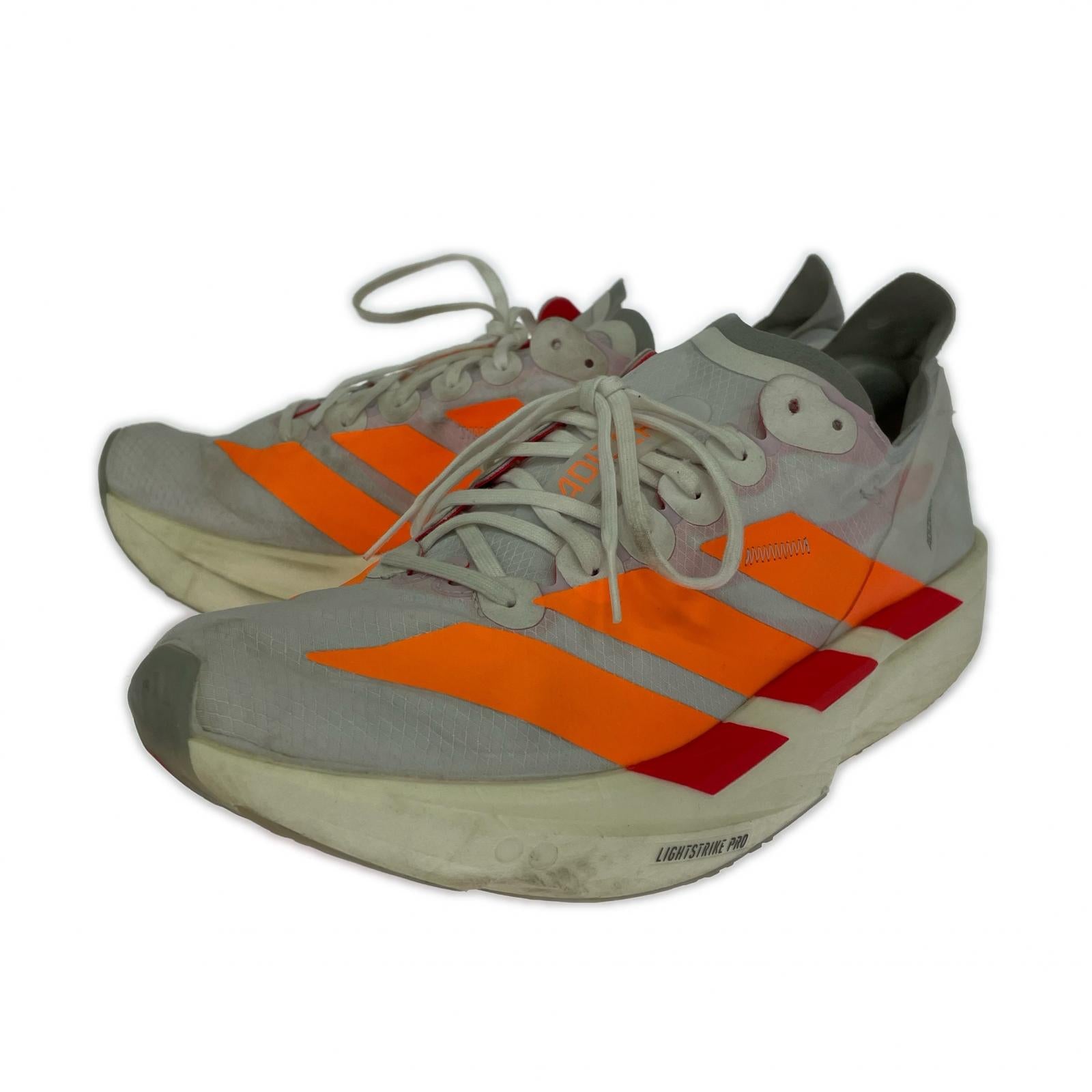スニーカー ADIZERO TAKUMI SEN 11 白/オレンジ 26.5 26.5cm (US8 1/2 UK8 EU43) ホワイト