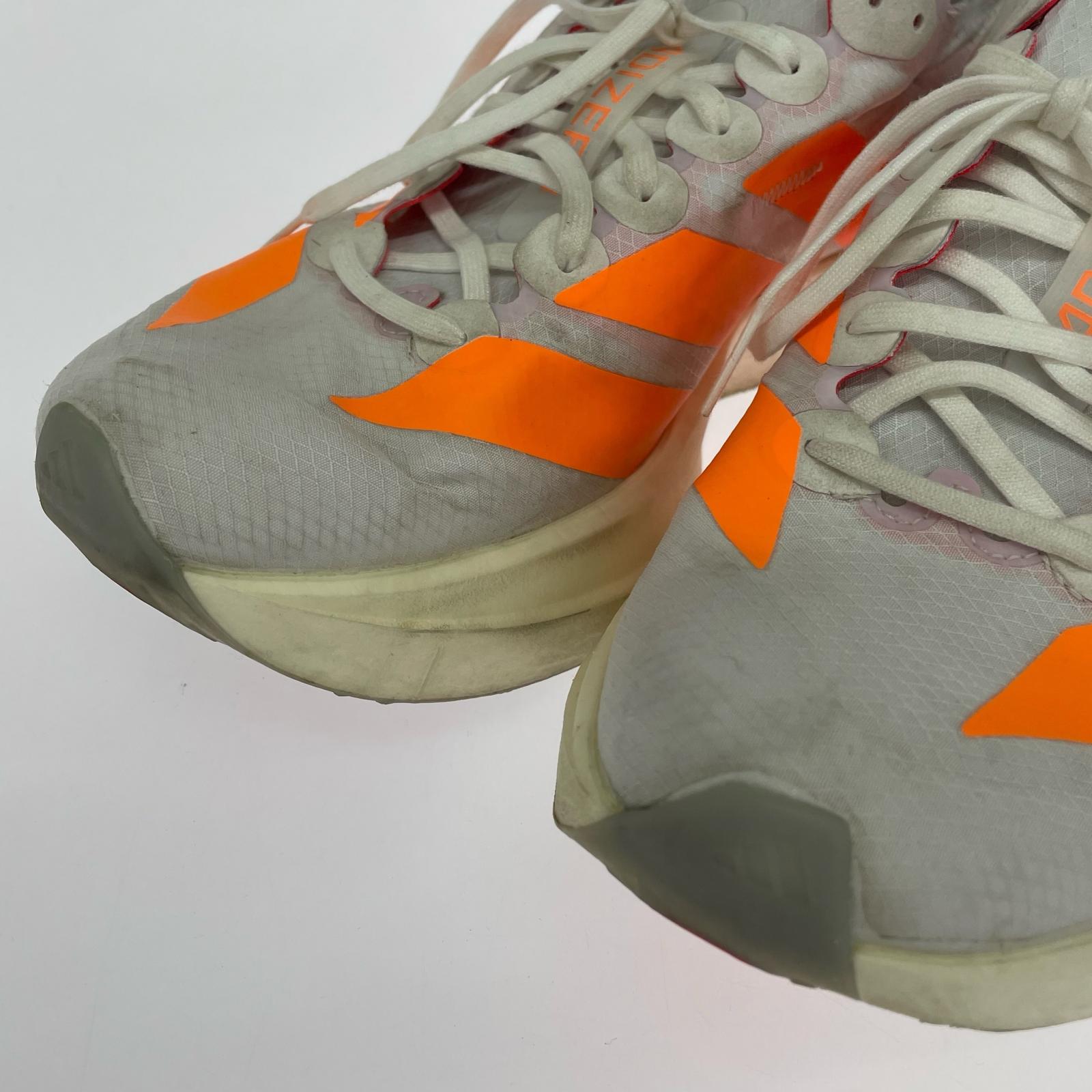 スニーカー ADIZERO TAKUMI SEN 11 白/オレンジ 26.5 26.5cm (US8 1/2 UK8 EU43) ホワイト