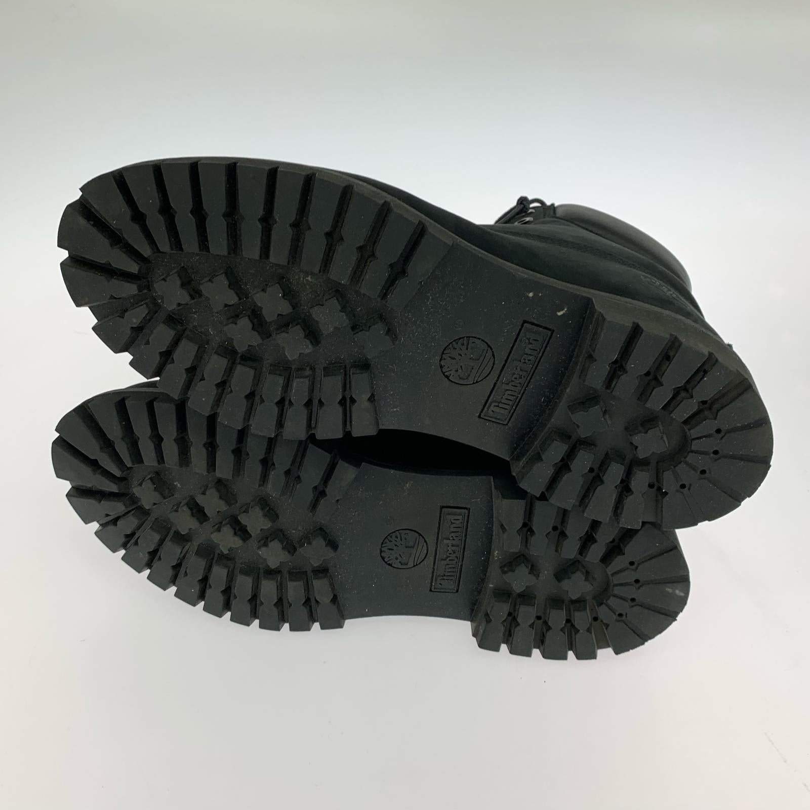 ブーツ Timberland 10073 ヌバック トレッキングブーツ 9W(27.0) ブラック