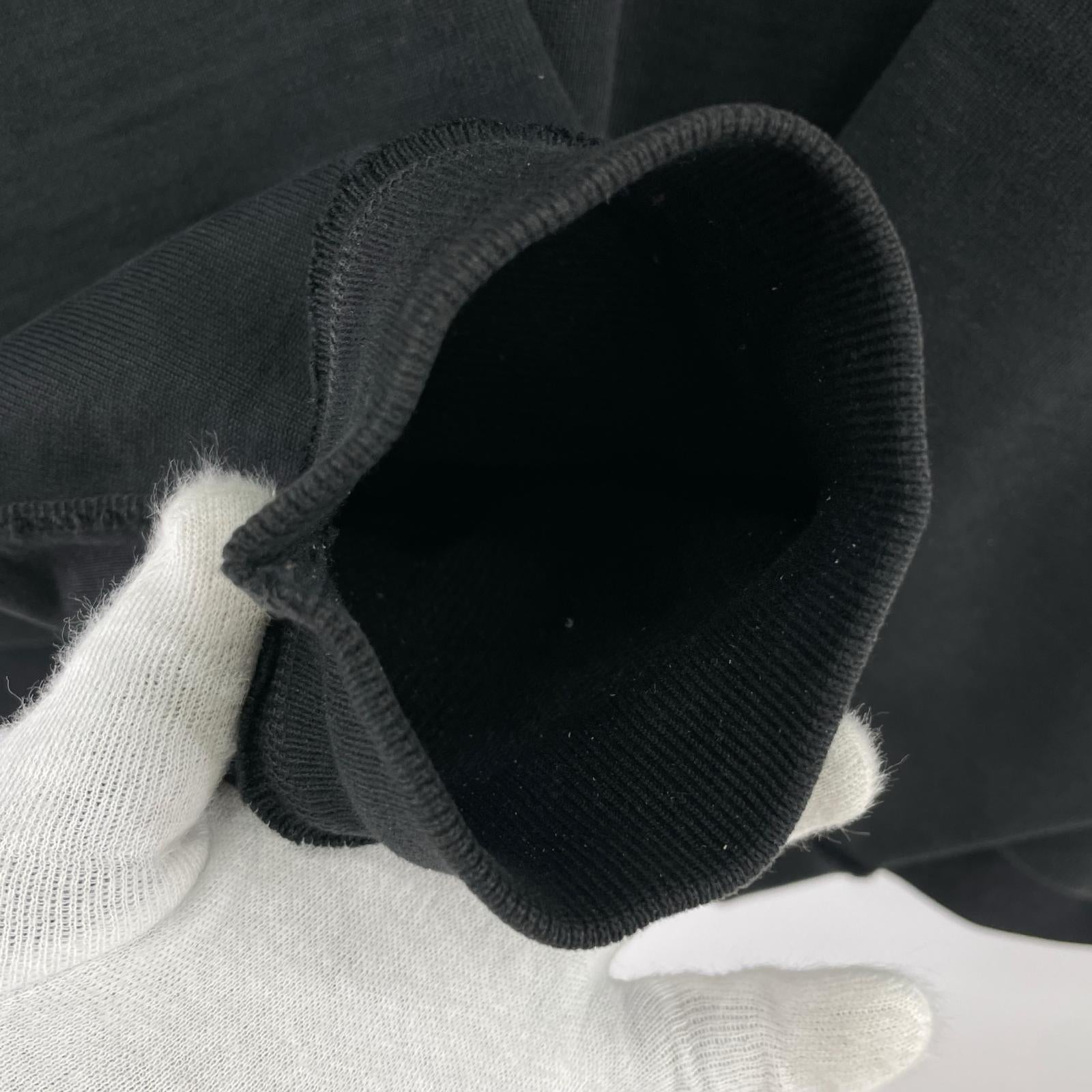 スウェット HUGE SWEAT ORGANIC COTTON HEAVY FLEECE 1 ブラック