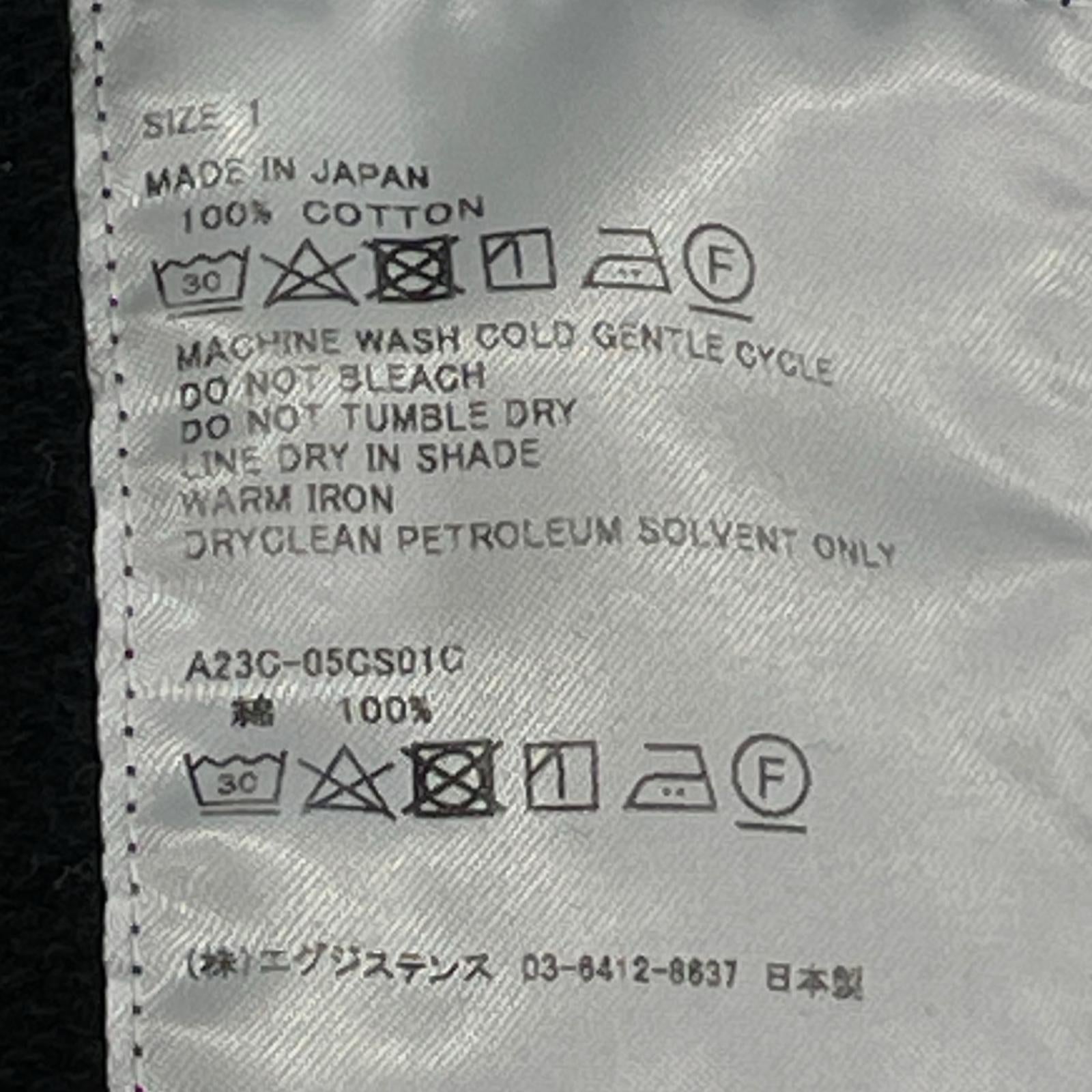 スウェット HUGE SWEAT ORGANIC COTTON HEAVY FLEECE 1 ブラック