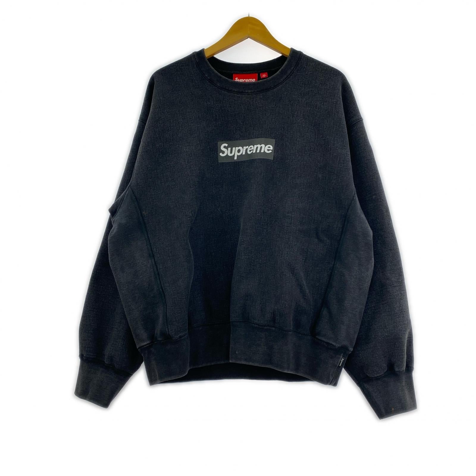 スウェット 25SS Vintage Print Boxlogo Sweat Shirt 黒 M ブラック