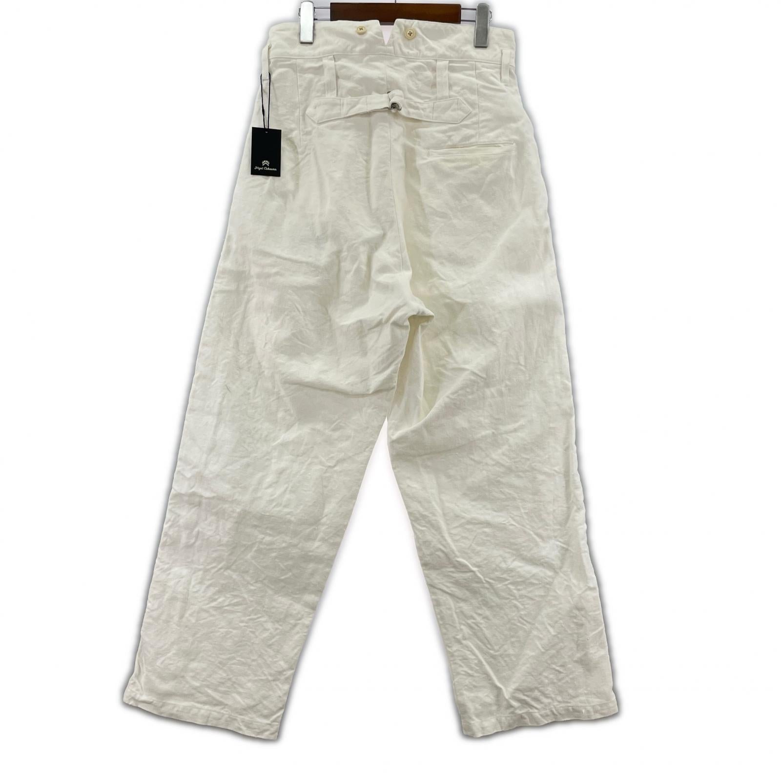 パンツ Nigel Cabourn FRENCH WORK PANT HEMP 白 (30) 30 ホワイト