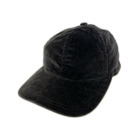 キャップ 6パネル ベロアキャップ GRY ブラウン