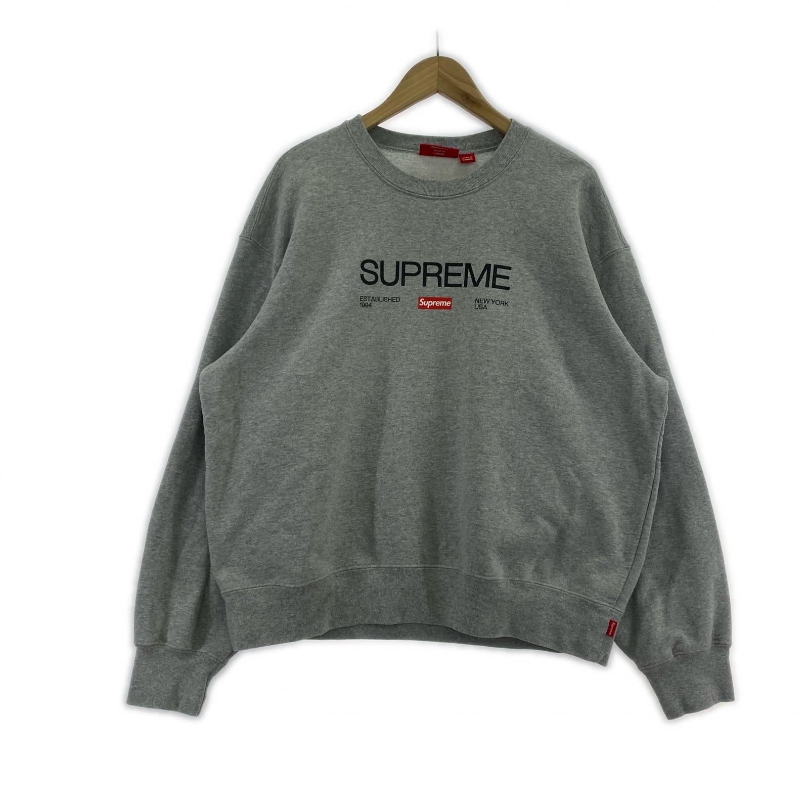 スウェット 24ss Established Crewneck M グレー