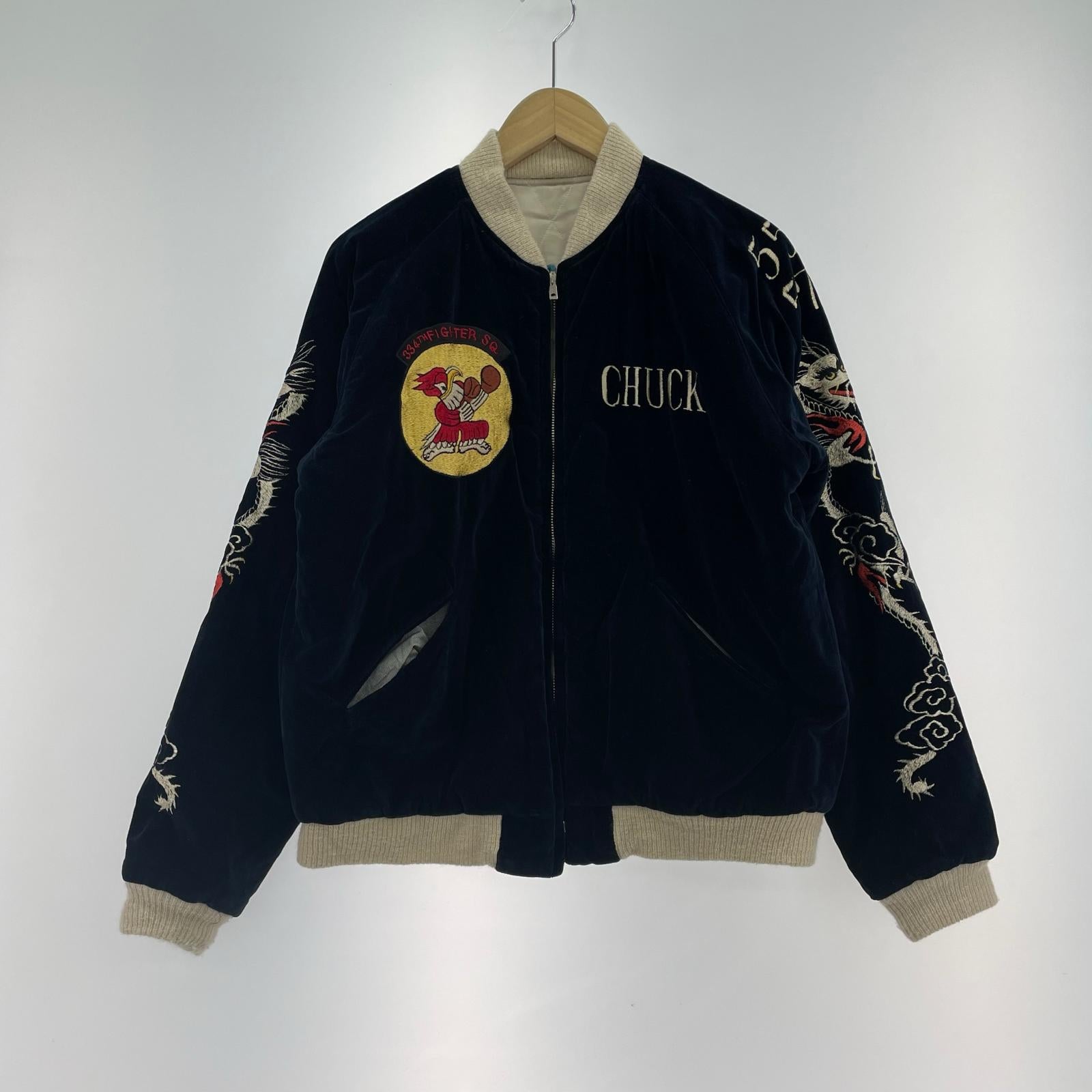 ジャケット ×KOSHO & CO SOUVENIR JACKET L 紺白