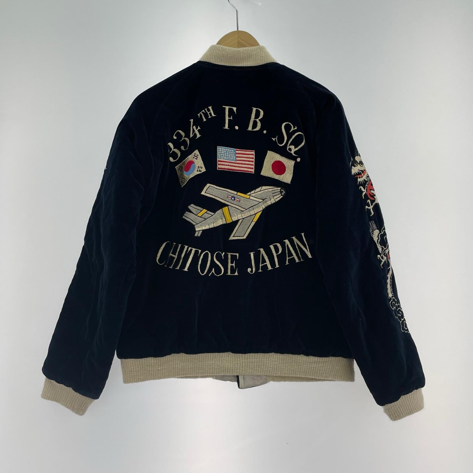 ジャケット ×KOSHO & CO SOUVENIR JACKET L 紺白