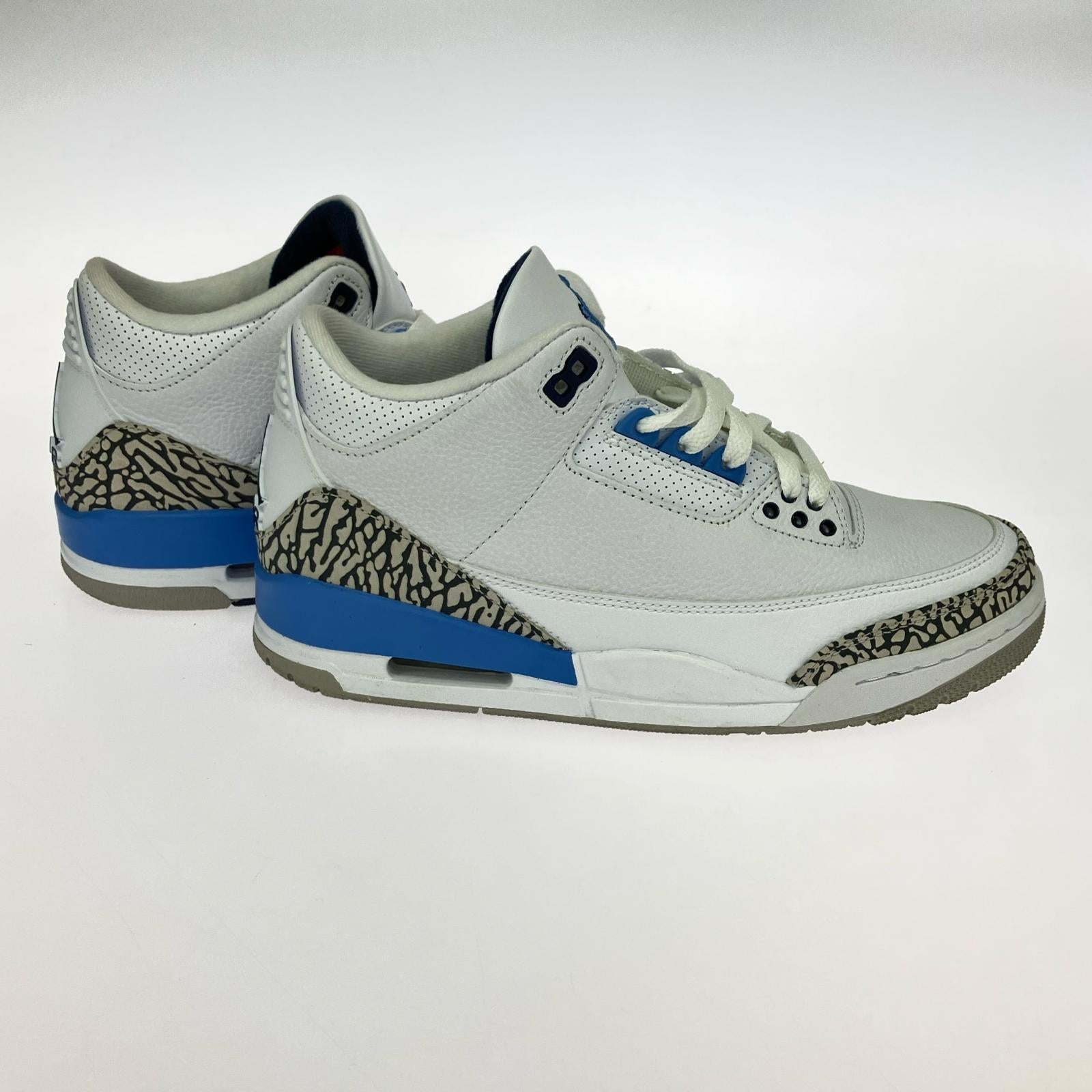 スニーカー NIKE AIR JORDAN 3 RETRO UNC CT8532-104(26.5) 26.5cm (US8 1/2 UK8 EU43) ホワイト