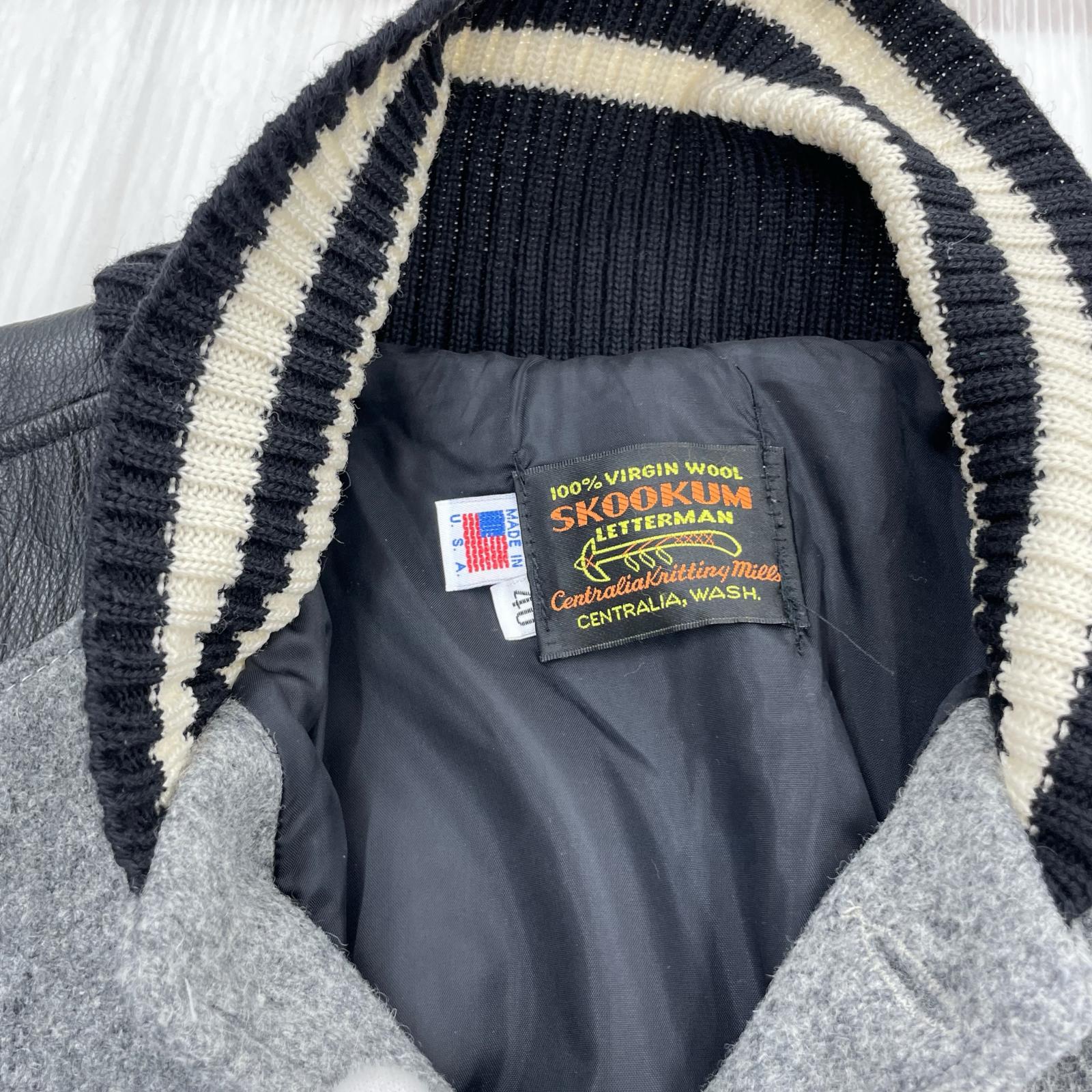 ジャケット SKOOKUM スタジャン グレー