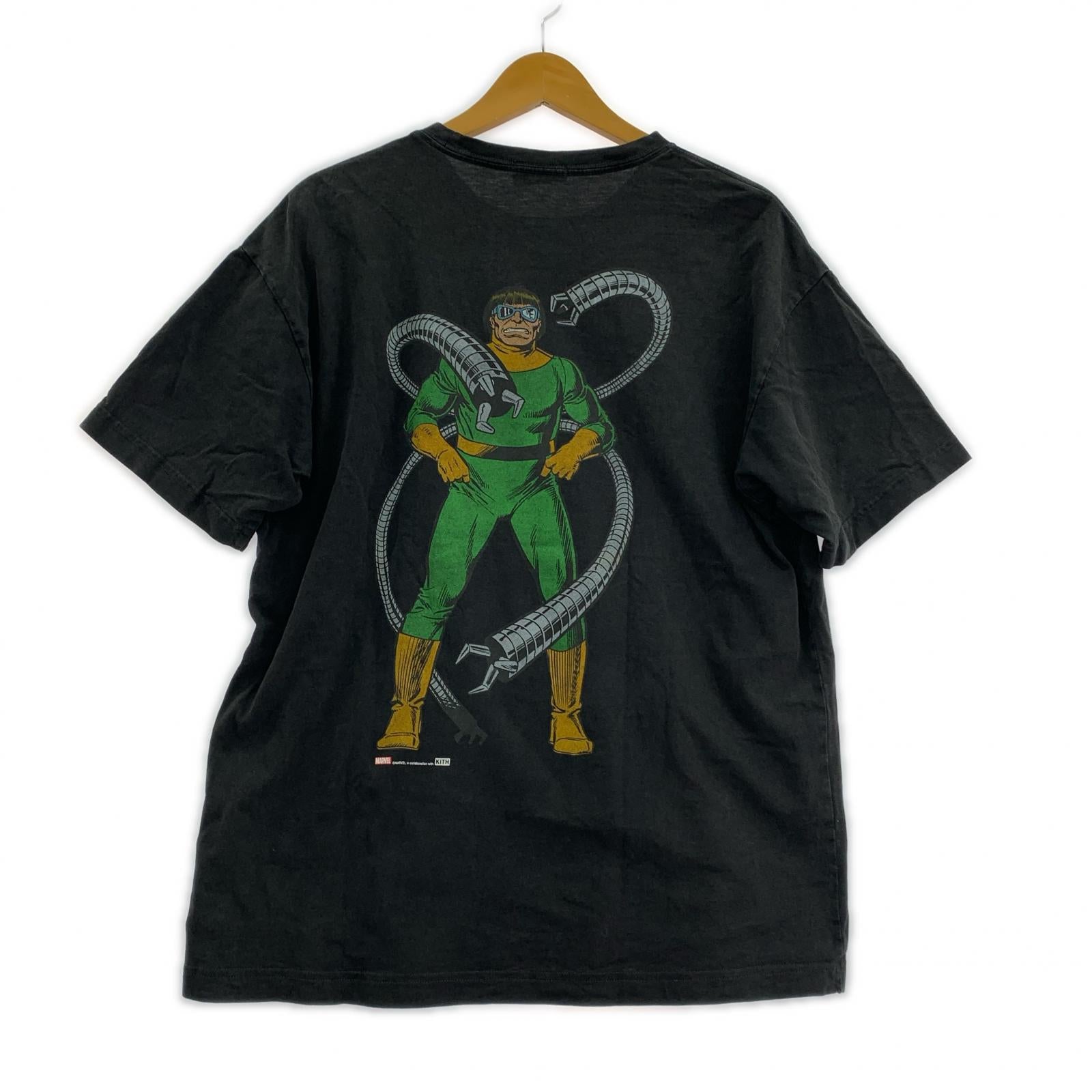 半袖Ｔシャツ × MARVEL SSカットソー 黒 M ブラック
