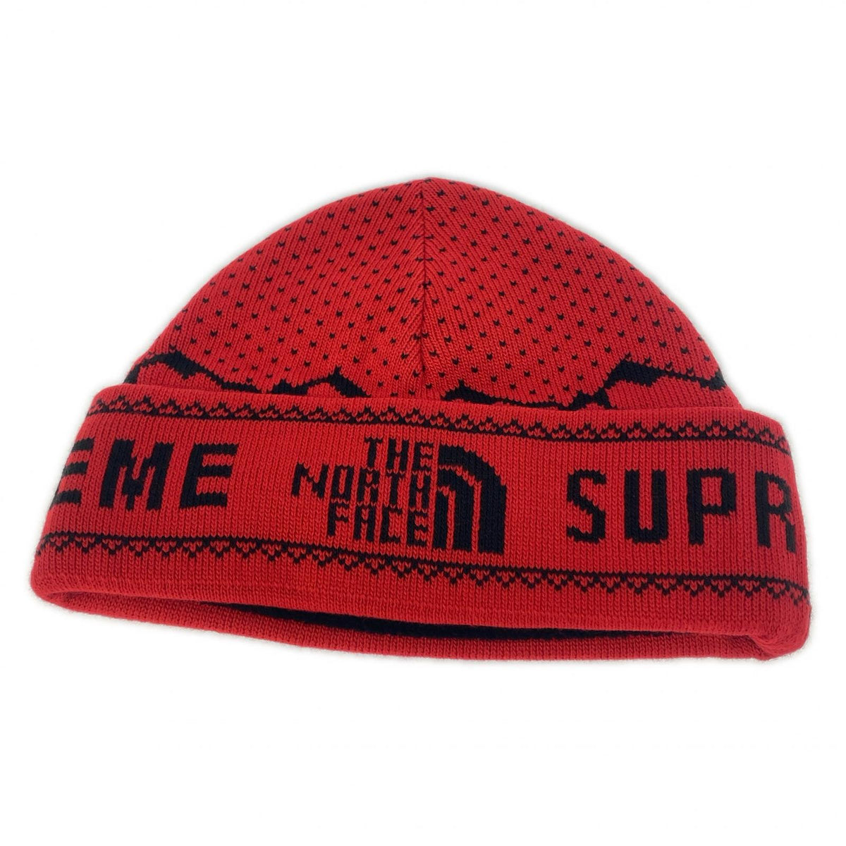 ニットキャップ THE NORTH FACE Fold Beanie レッド