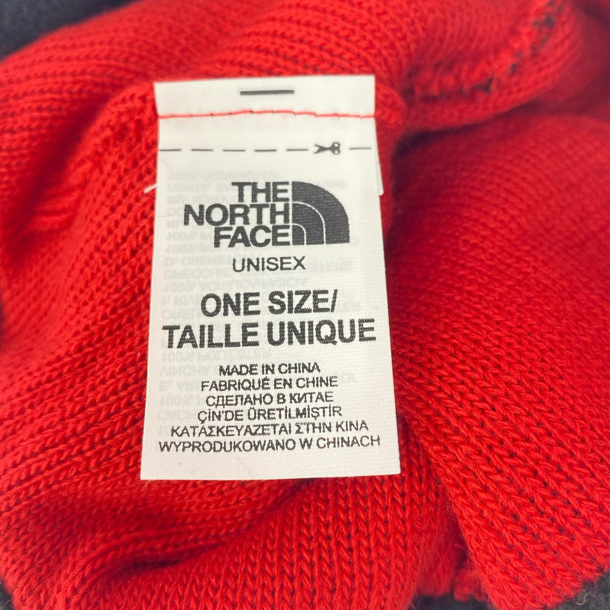 ニットキャップ THE NORTH FACE Fold Beanie レッド