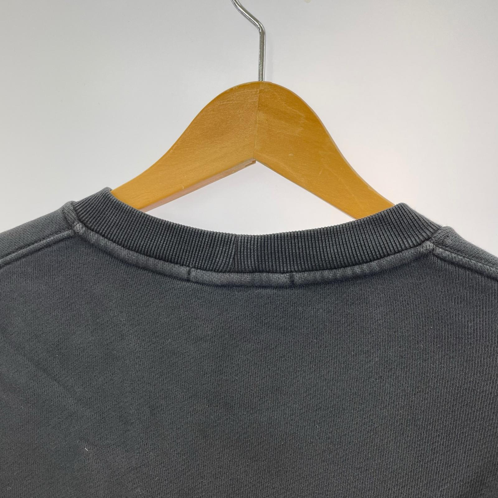 スウェット 25AW Old Effect Fleece Crewneck L L ブラック