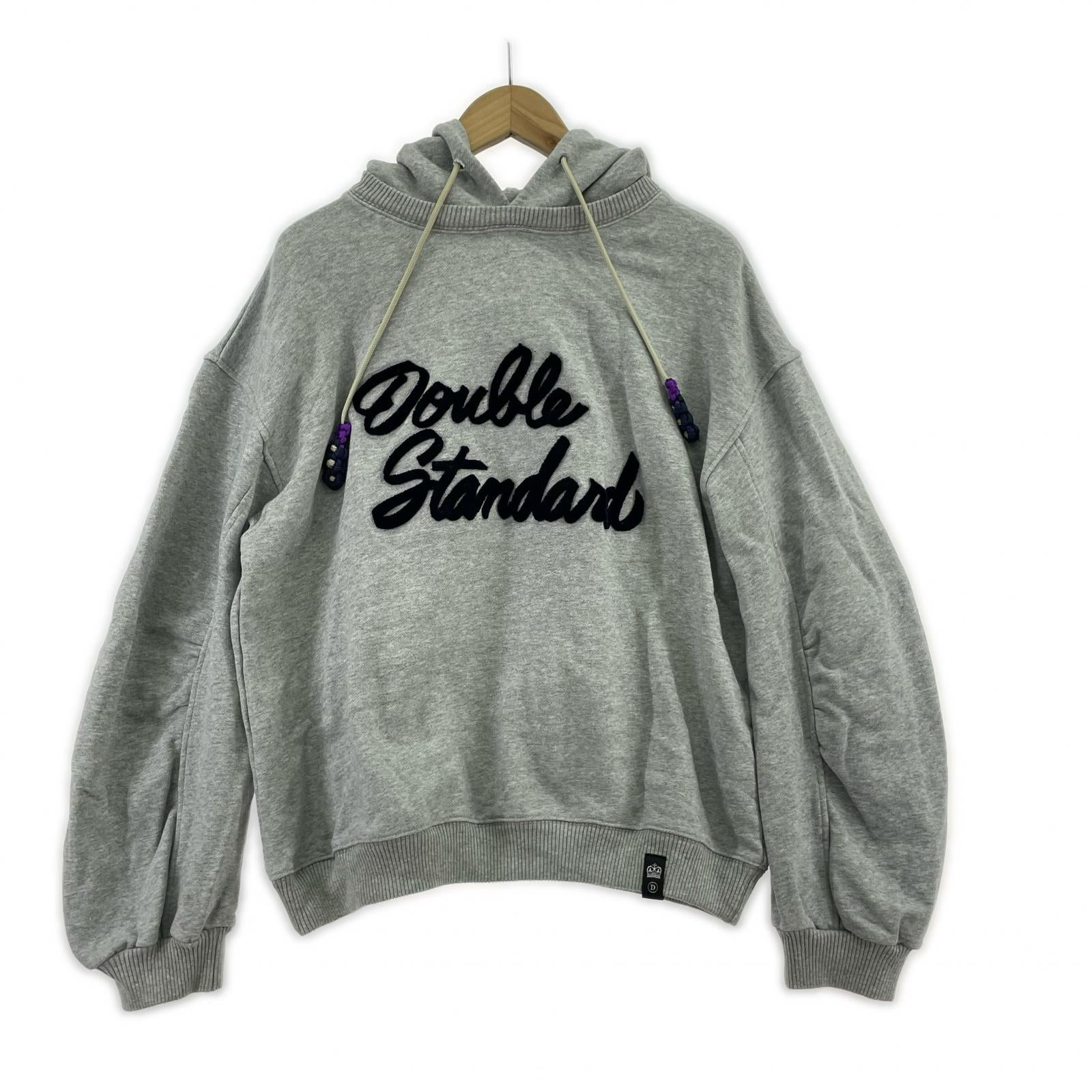 パーカー DOUBLE STANDARD CLOTHING パーカー フリー グレー