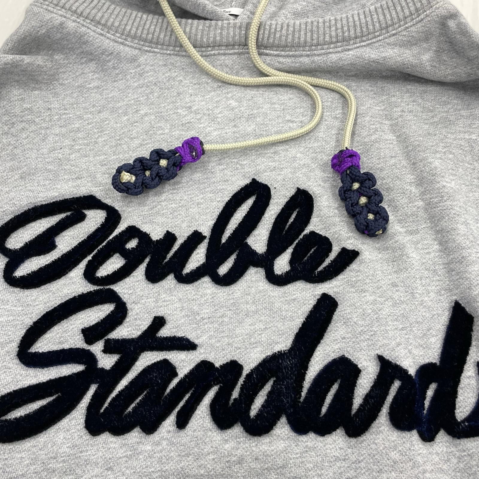 パーカー DOUBLE STANDARD CLOTHING パーカー フリー グレー
