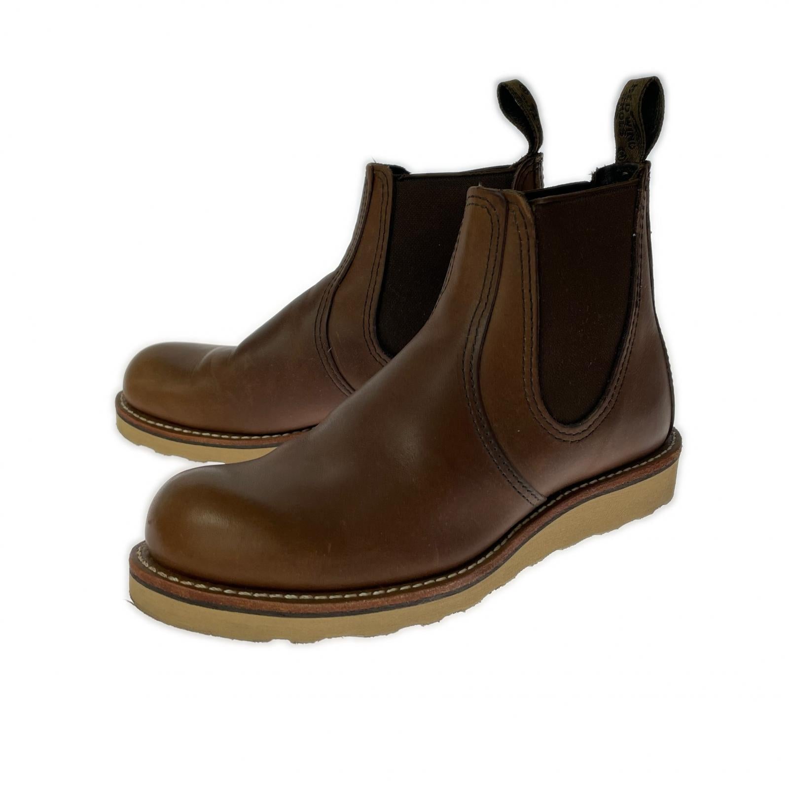 ブーツ 3190 CLASSIC CHELSEA ブーツ 茶 US7 25.0cm 25cm (US7 UK6 1/2 EU40) ブラウン