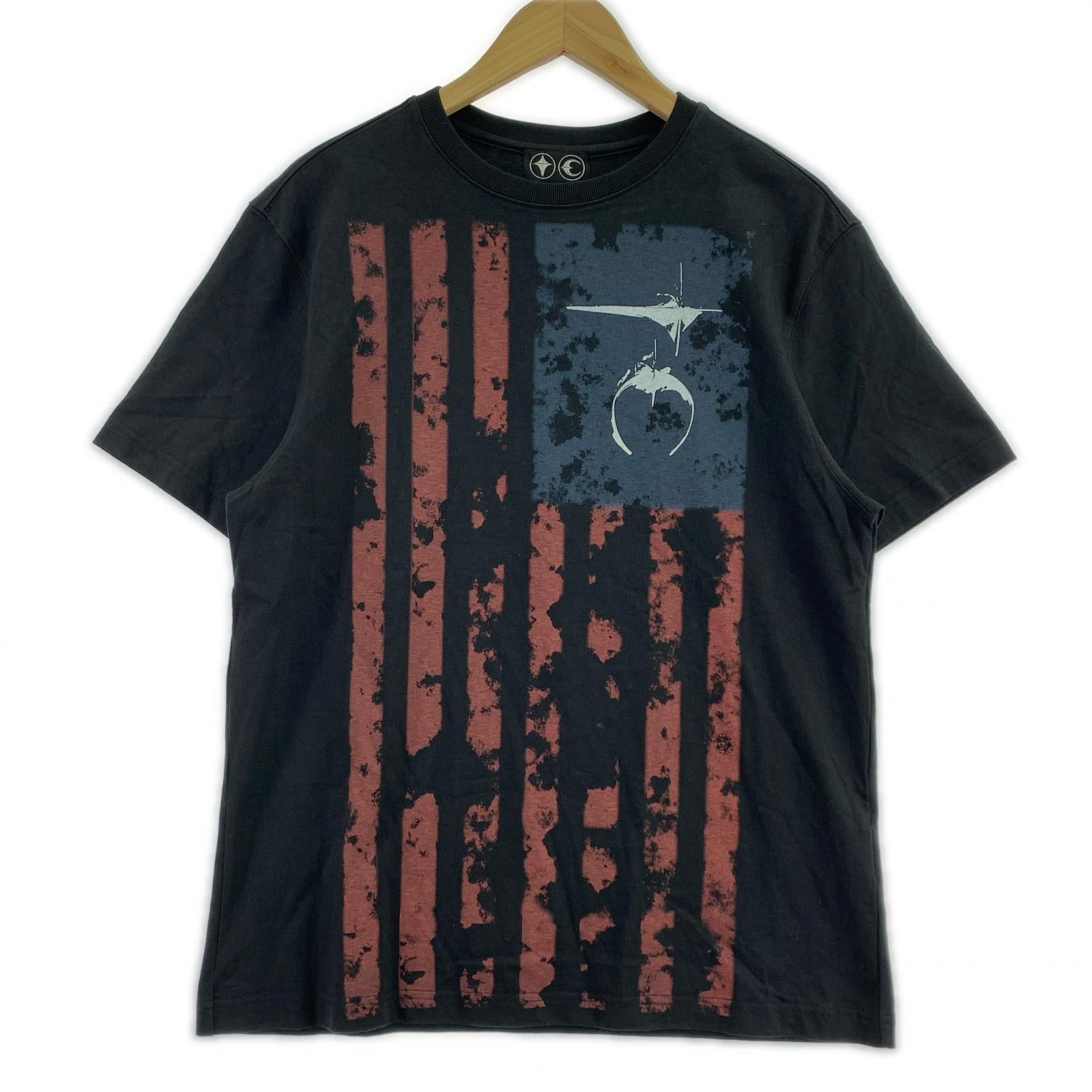 半袖Ｔシャツ THUG CLUB OLD GLORY T-SHIRT プリントTee 1 ブラック 1 ブラック