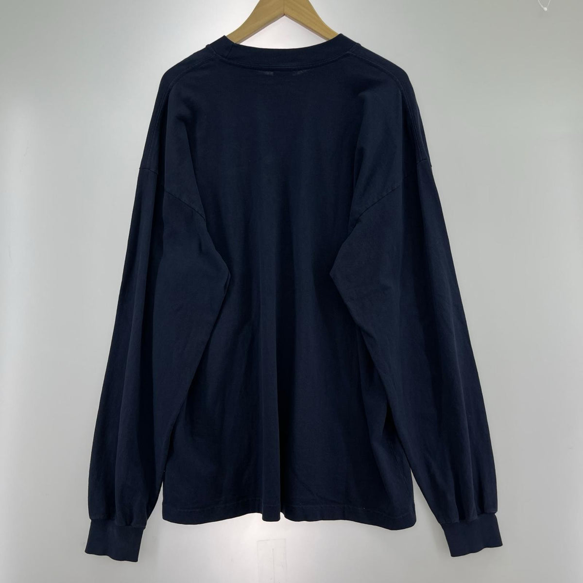 長袖Ｔシャツ LQQK STUDIO BRICK LOGO L/Sｶｯﾄｿｰ 紺 XL ネイビー