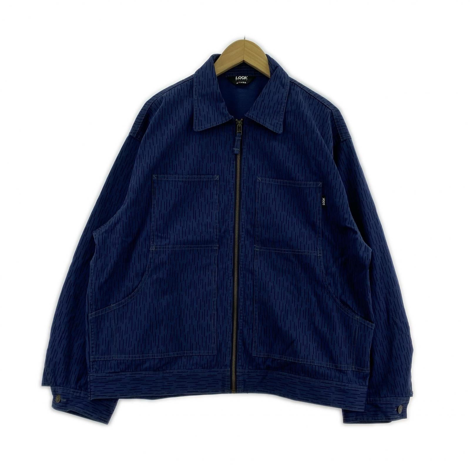 ジャケット LQQK STUDIO MP Jacket Rain Camo BLU M M ブルー