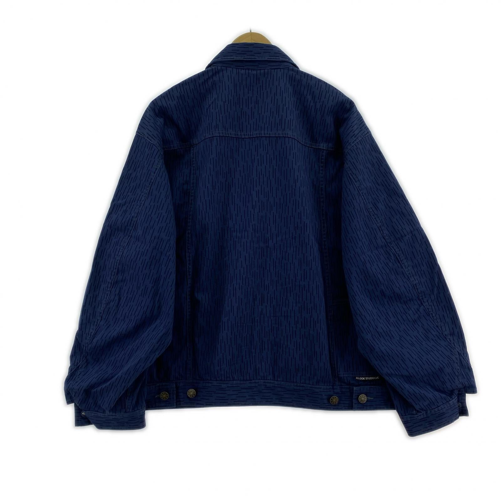 ジャケット LQQK STUDIO MP Jacket Rain Camo BLU M M ブルー