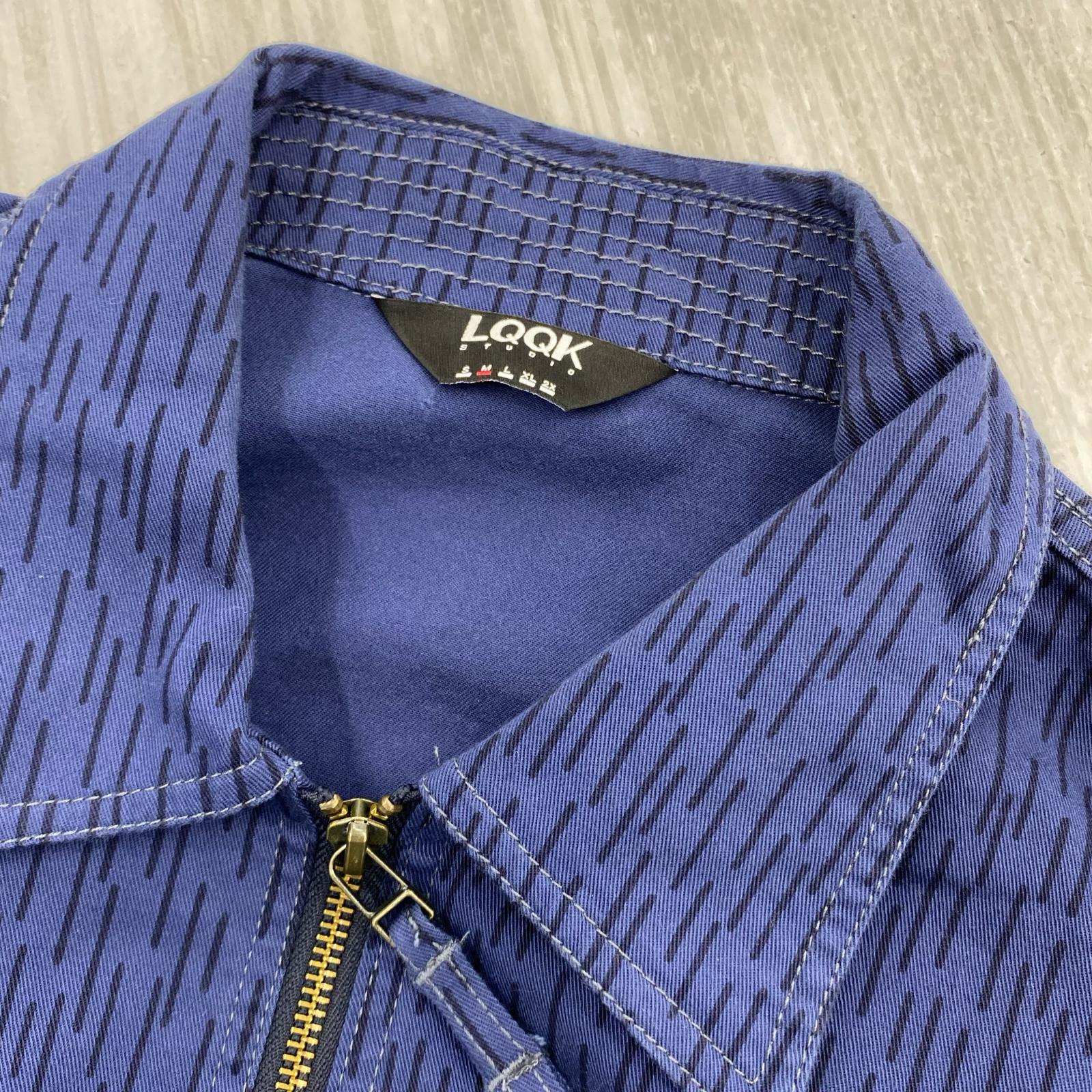 ジャケット LQQK STUDIO MP Jacket Rain Camo BLU M M ブルー