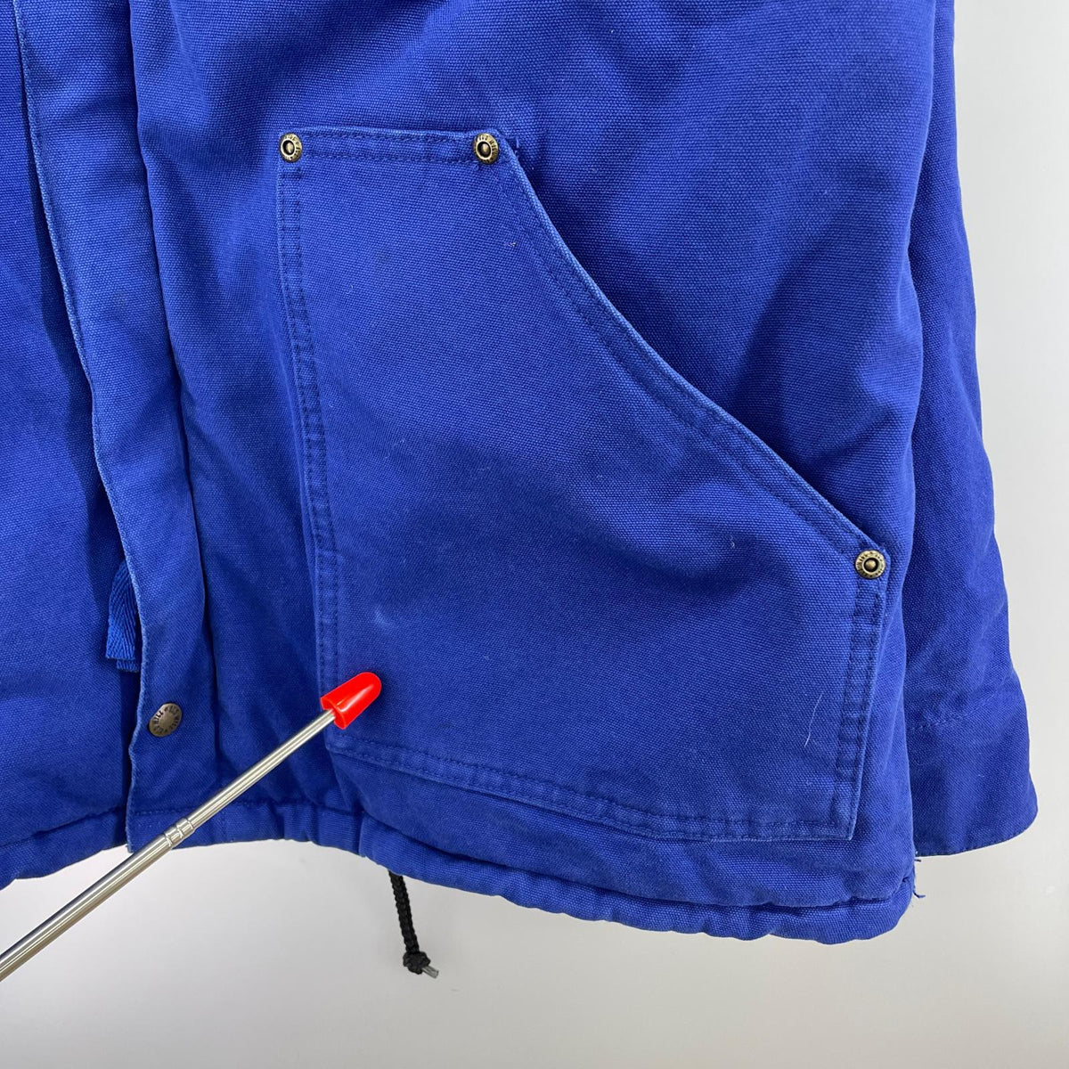 ジャケット OLD MILL 中綿 ﾀﾞｯｸｼﾞｬｹｯﾄ ﾌﾞﾙｰ L ブルー