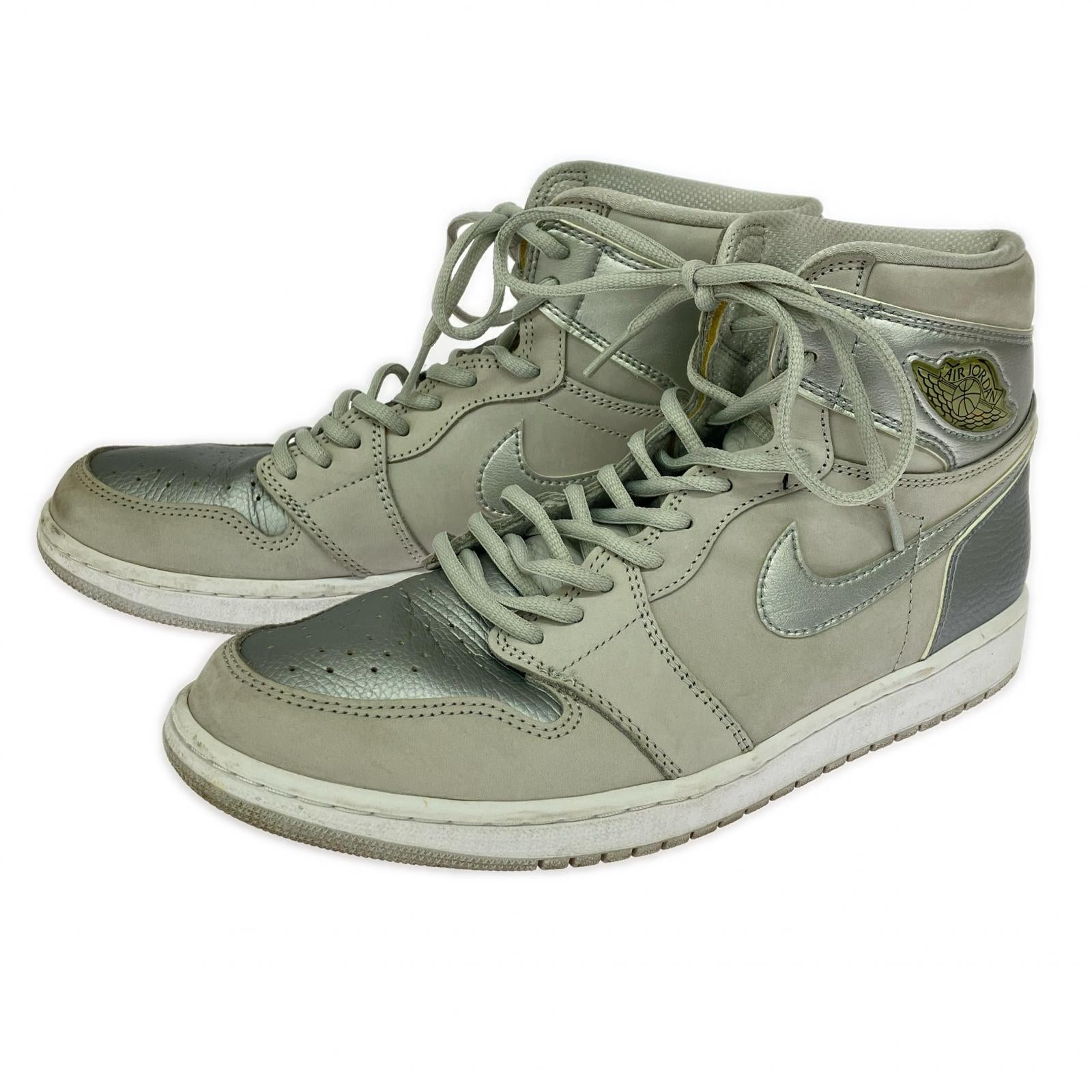 スニーカー AIR JORDAN 1 HI OG シルバー (28.5㎝) 28.5cm (US10 1/2 UK10 EU47)