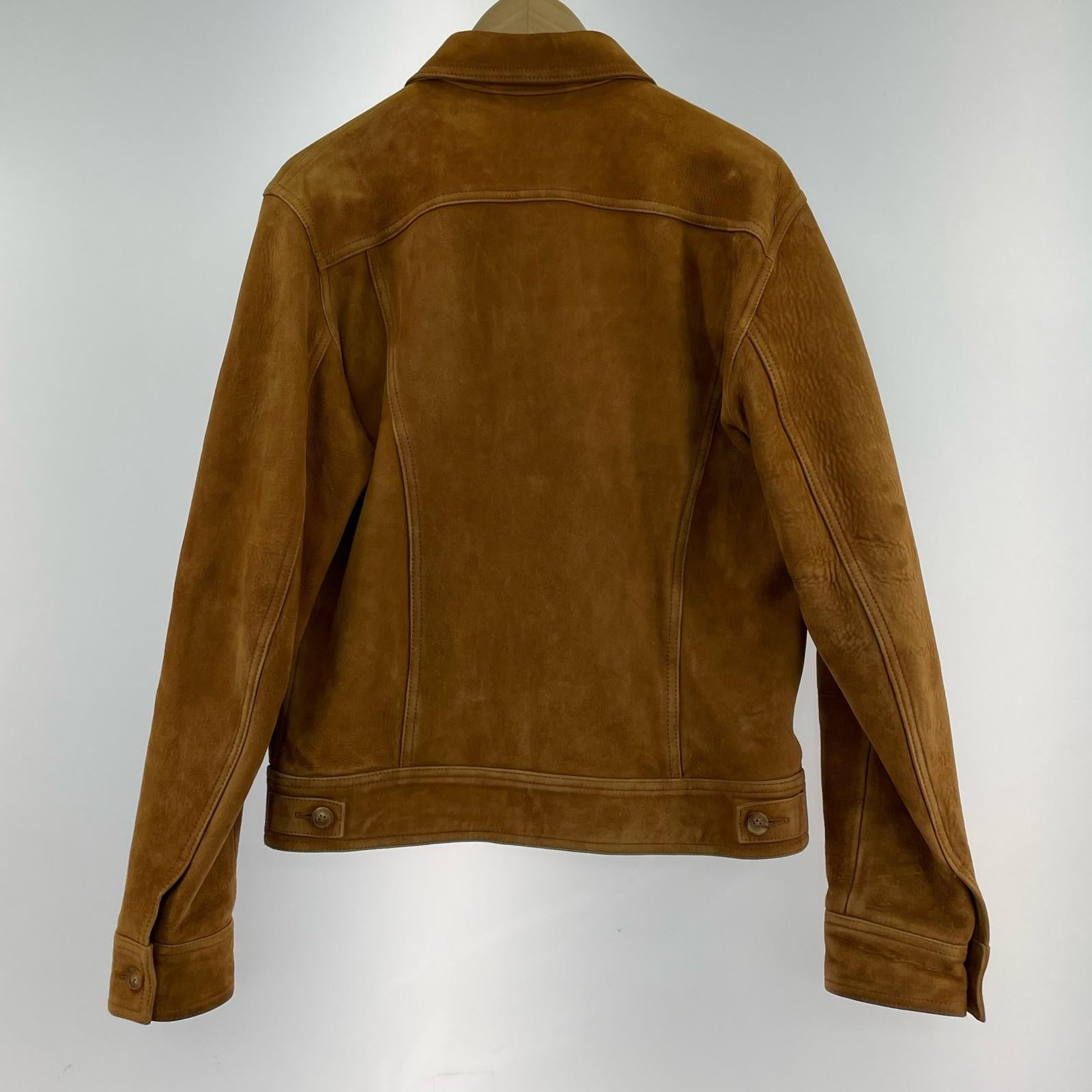 ジャケット MARTIN MARGIELA 06AW ここのえ期 ヌバック トラッカージャケット 44 茶 44 ブラウン