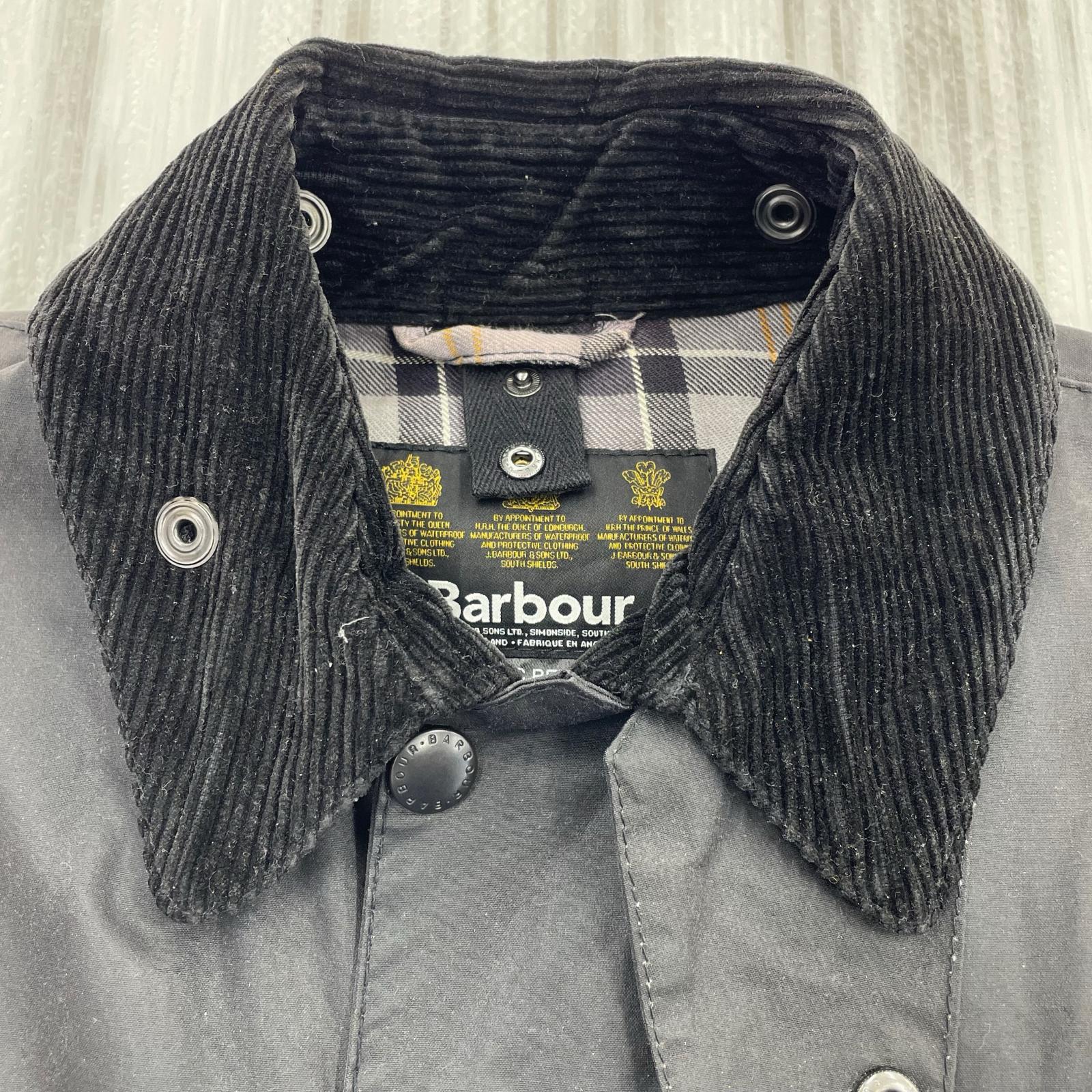 ジャケット Barbour SL BEWICK オイルドジャケット 34 黒 ブラック