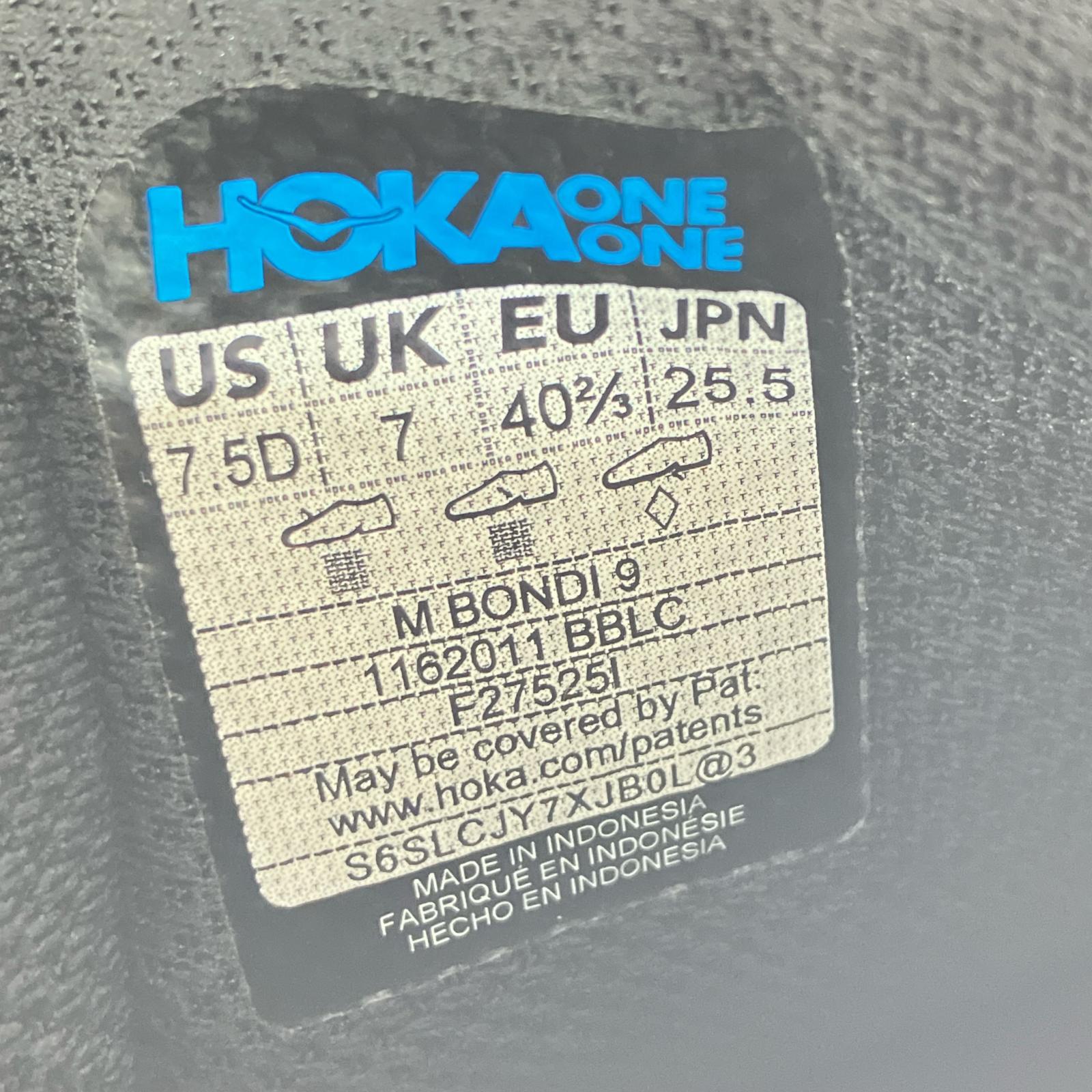 シューズ M BONDI 9 (25.5) 25.5cm (US7 1/2 UK7 EU41) ブラック