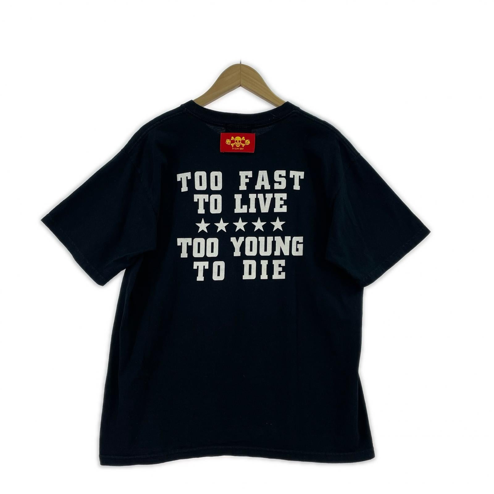 半袖Ｔシャツ LOGO PRINT TEE BLACK M ブラック