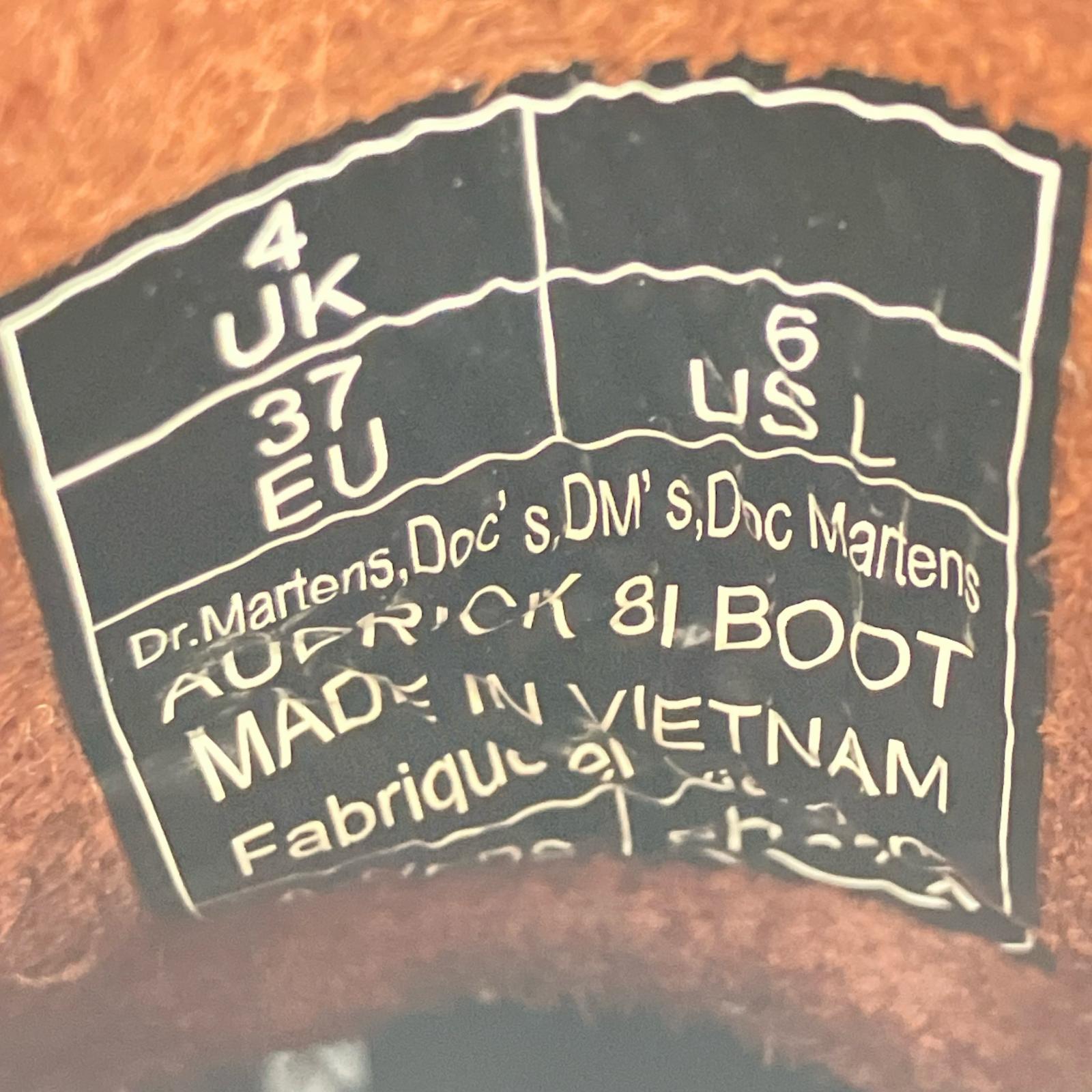 ブーツ AUDRICK 8I UK4 ブラウン