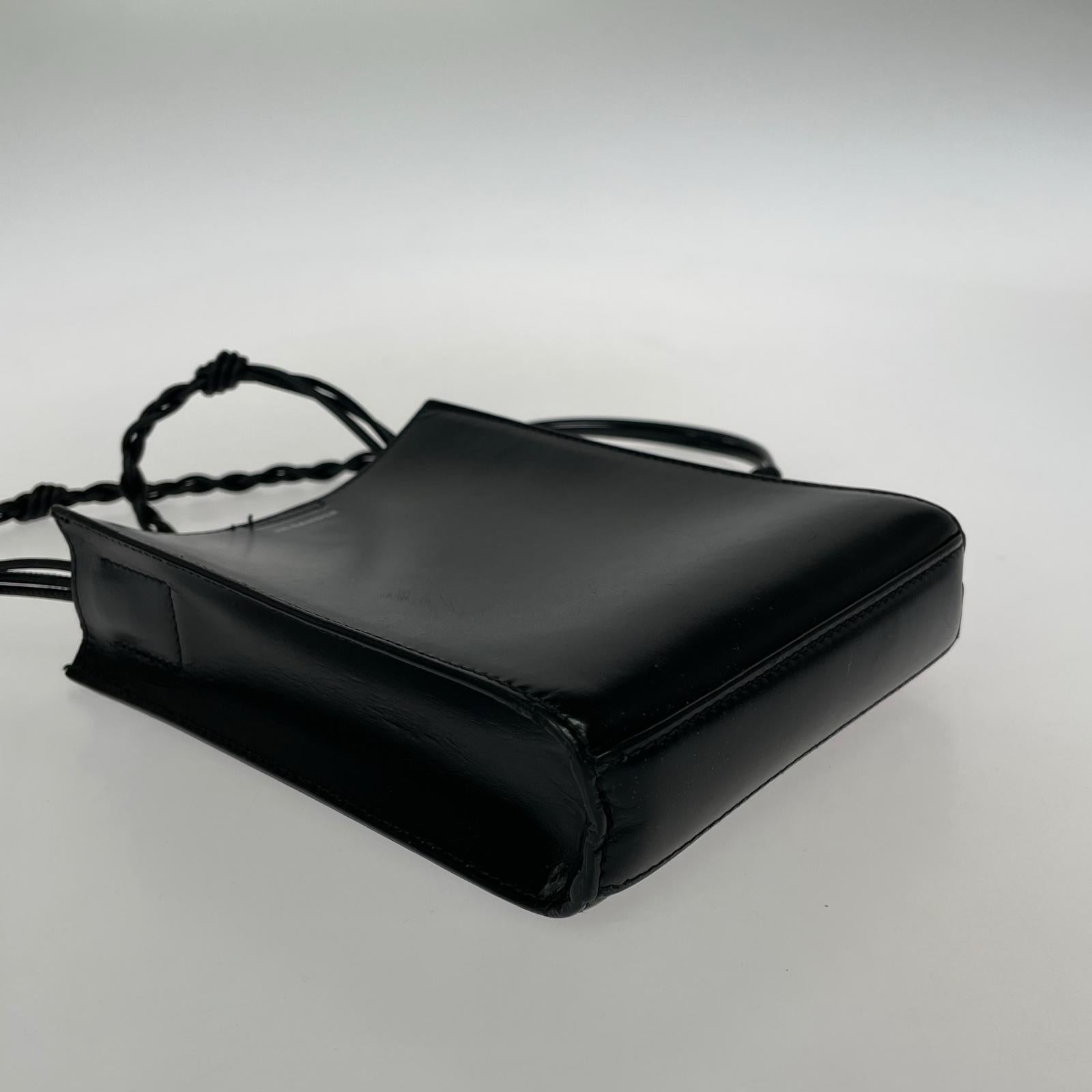 ショルダーバッグ JIL SANDER TANGLE BAG タングルスモール スクエアショルダーバッグ 黒 ブラック