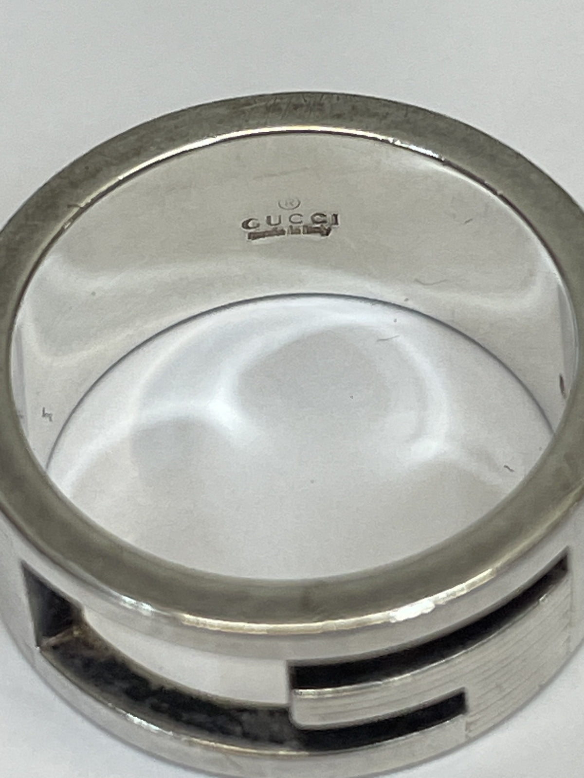 GUCCI ブランデッドG シルバーリング ＃10