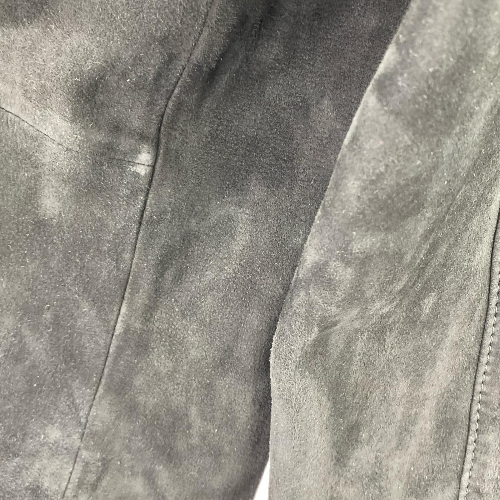 ジャケット AGED SUEDE SOUVENIR JACKET ブラック