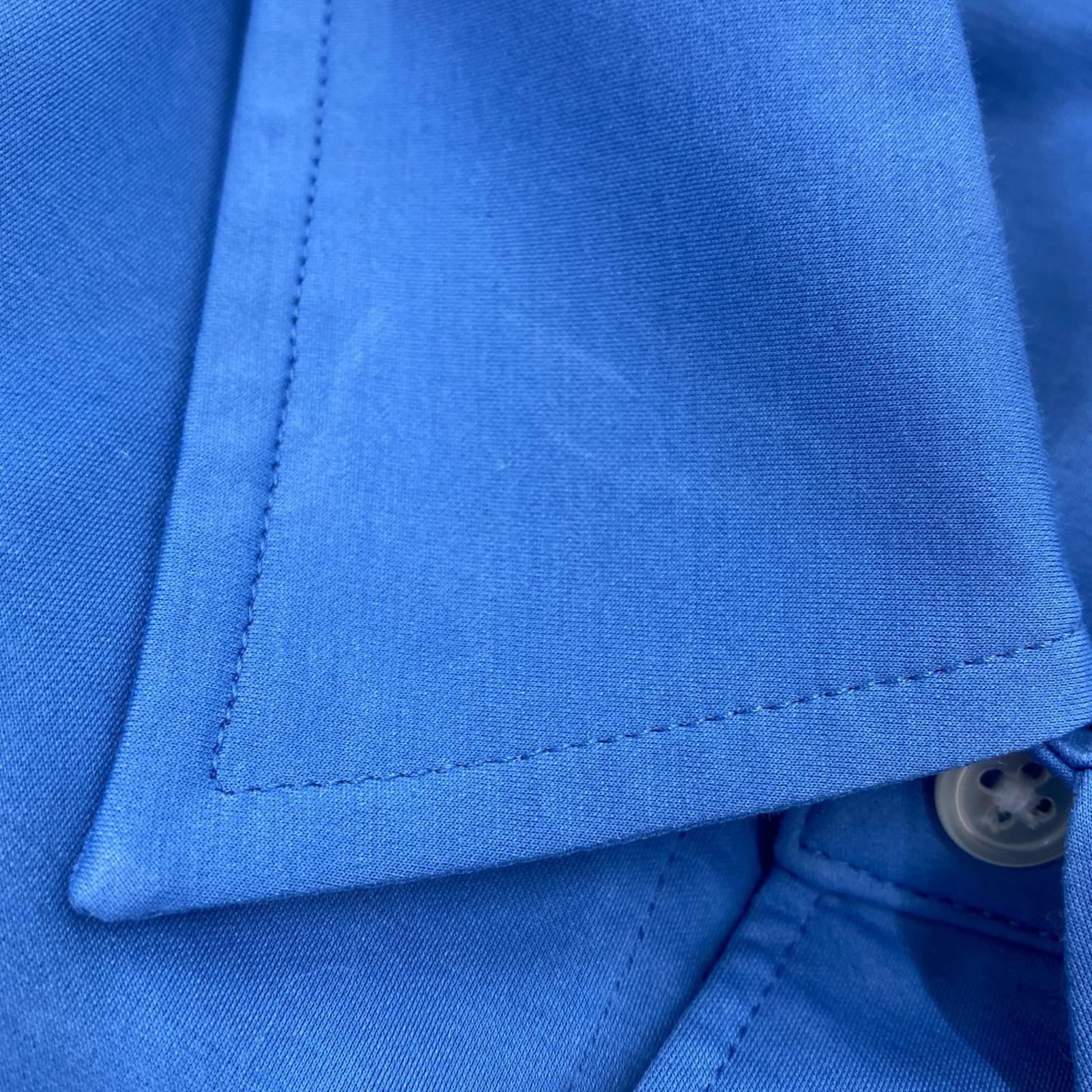 長袖シャツ CLESSETE CROPPED LENGTH EVERYDAY SHIRT 2 ブルー