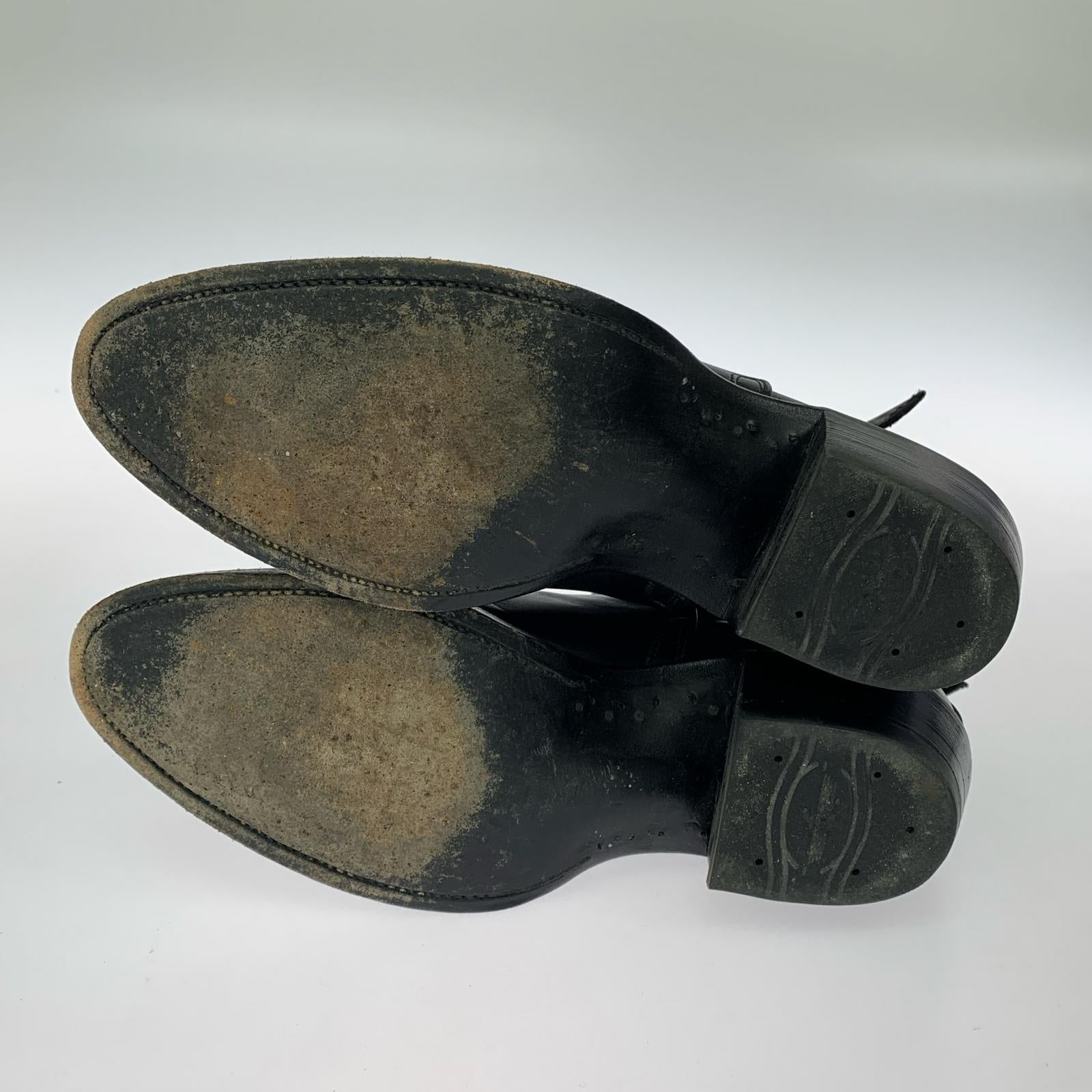 シューズ JODHPUR. Leather Boots BLK 24.5cm ブラック