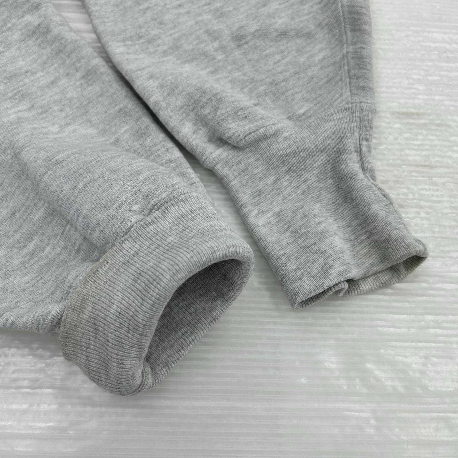 スウェット REVERSE WEAVE XL ロゴ刺繍 グレー