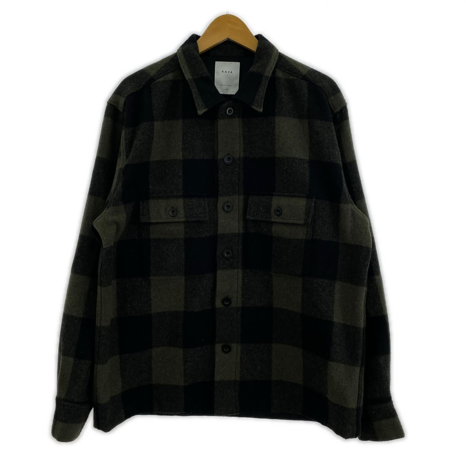 ジャケット WOOL BUFFALO CHECK CPO JACKET/2/20210423 2 グリーン