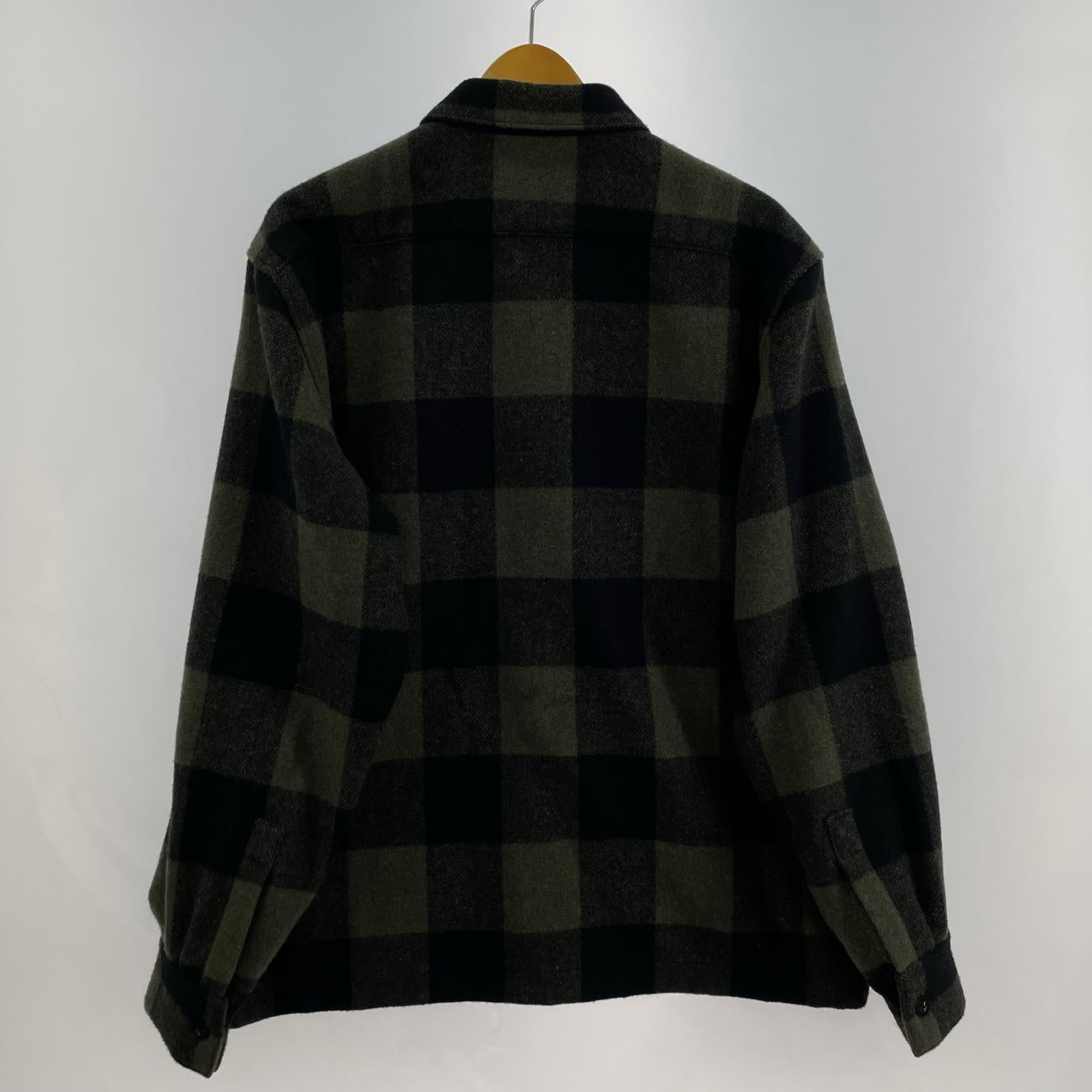 ジャケット WOOL BUFFALO CHECK CPO JACKET/2/20210423 2 グリーン